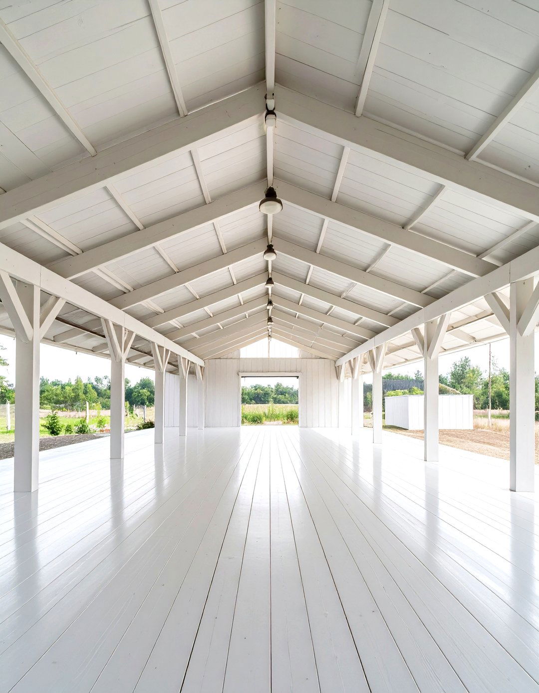 Bright White Paint - 20 Shed Ceiling Ideas