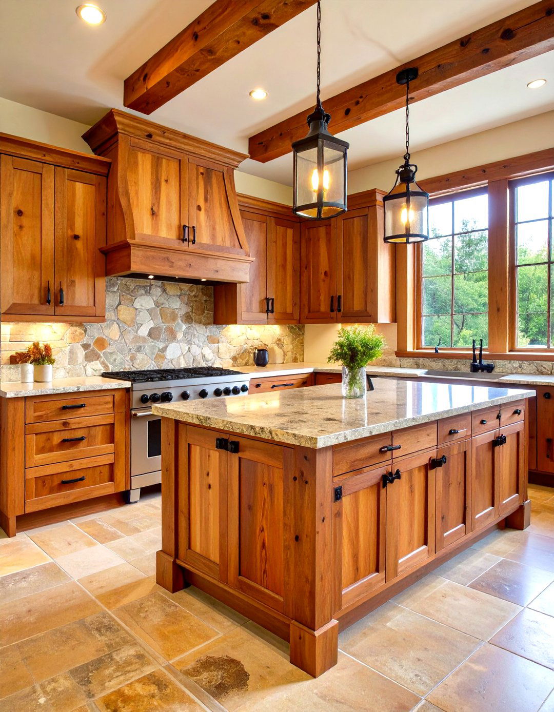 Bring Rustic Soul with Reclaimed Barnwood Cabinets - 20 Dark Wood Kitchen Cabinets