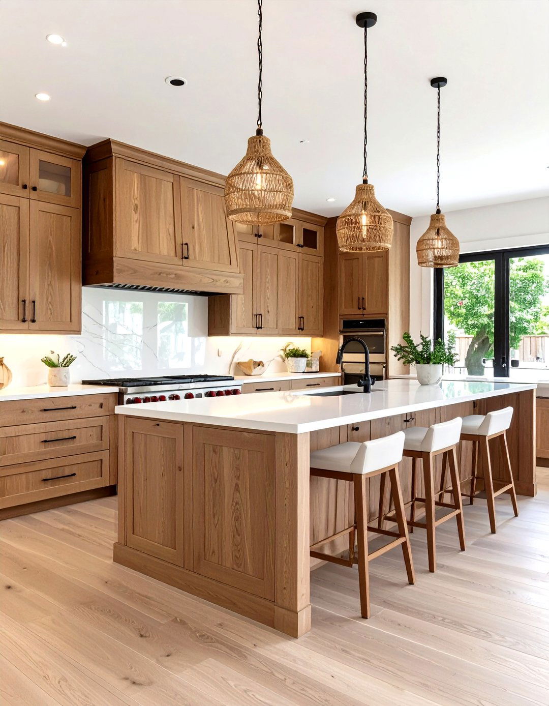 Brown Coastal Driftwood Kitchen - 20 Brown Kitchen Ideas