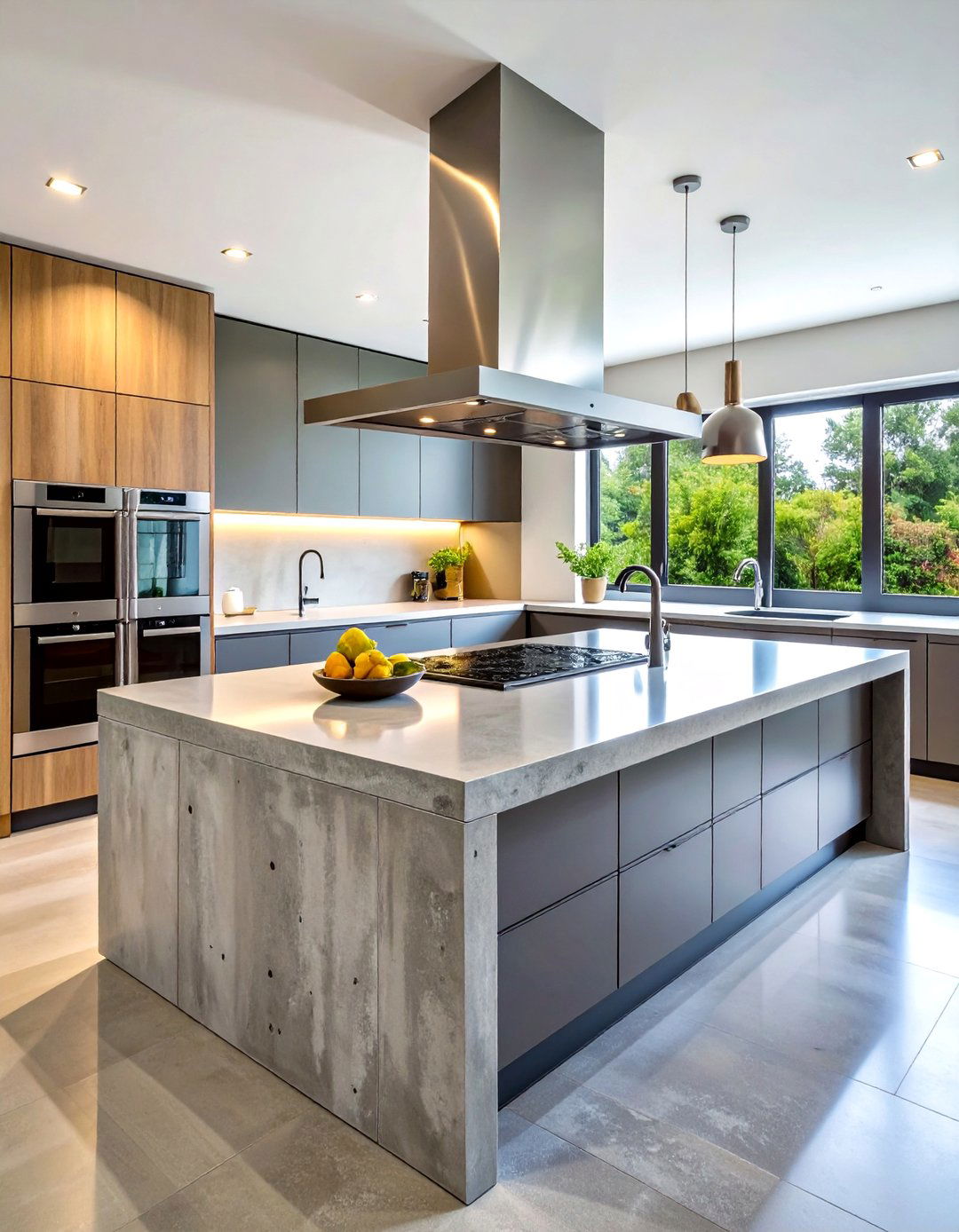 Brutalist Monolithic Kitchen Island - 20 Brutalist Interior Design Ideas
