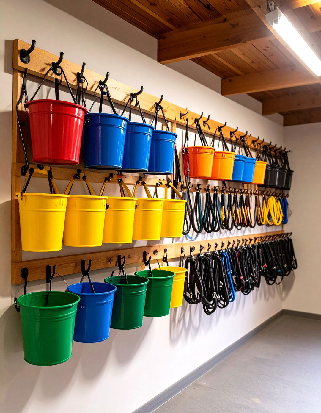 Bucket and Feed Storage - 20 Tack Room Ideas