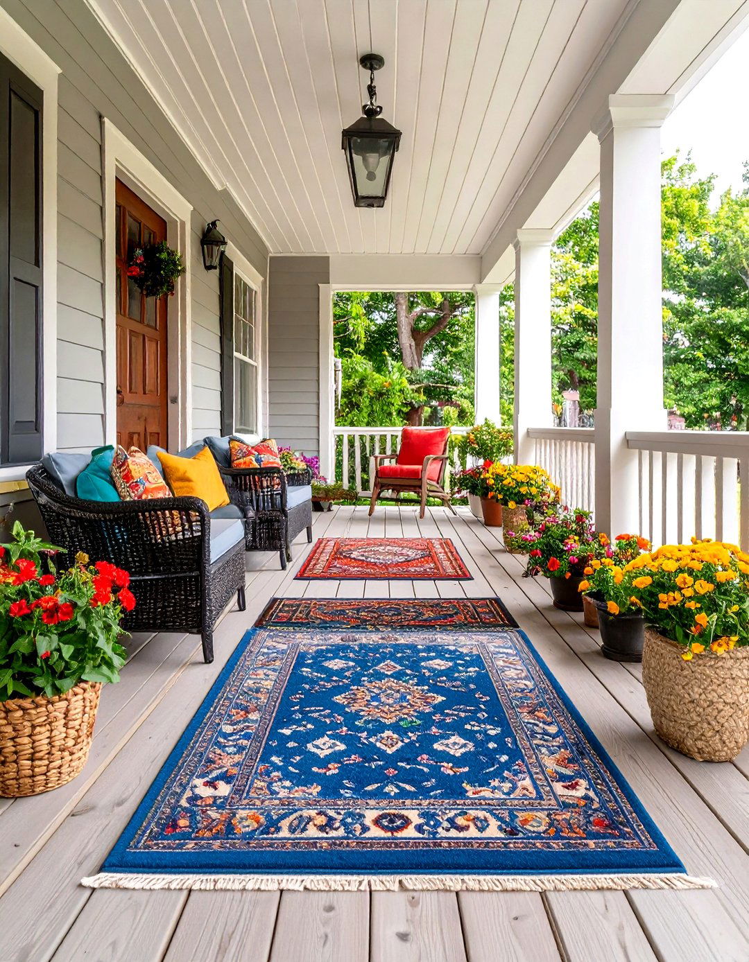 Budget Friendly Amazon Finds Rugs and Doormats - 20 Small Front Porch Ideas
