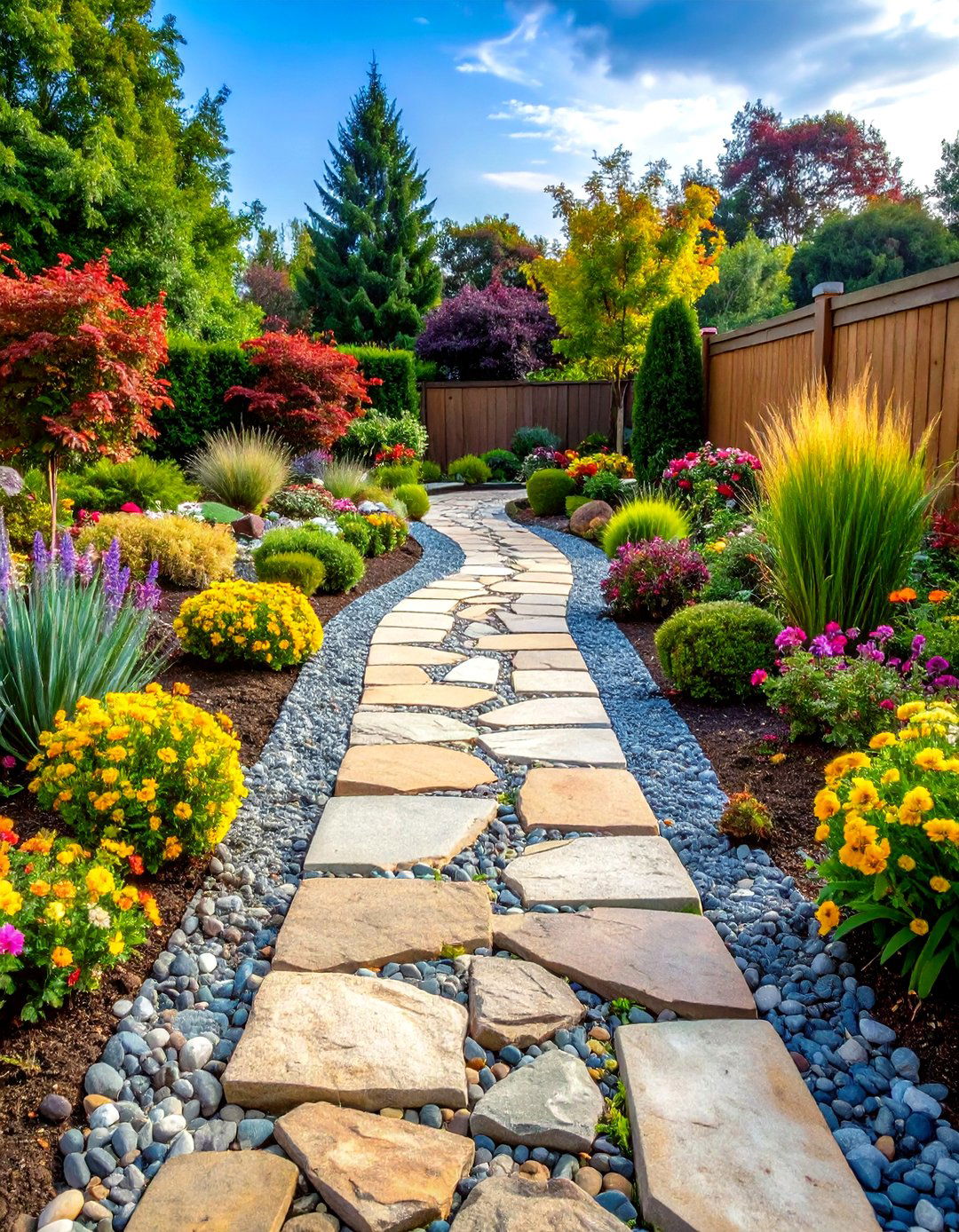 Budget Friendly DIY Irregular Flagstone Walkway - 20 Flagstone Walkway Ideas