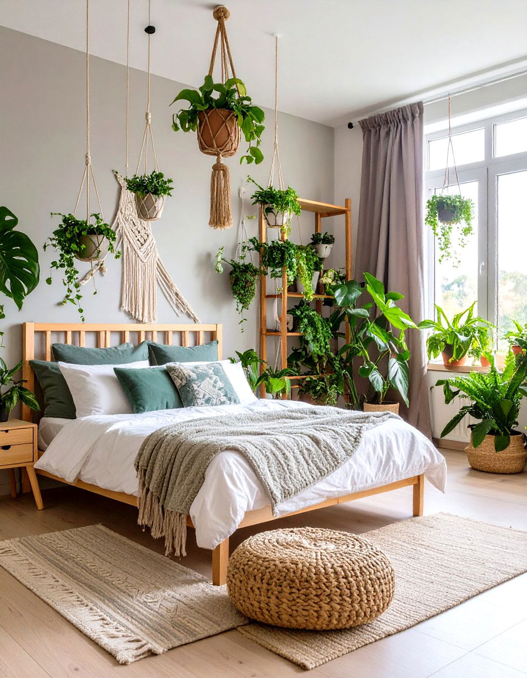 Build a Mini Jungle of Indoor Plants - 20 Green Boho Bedroom Ideas