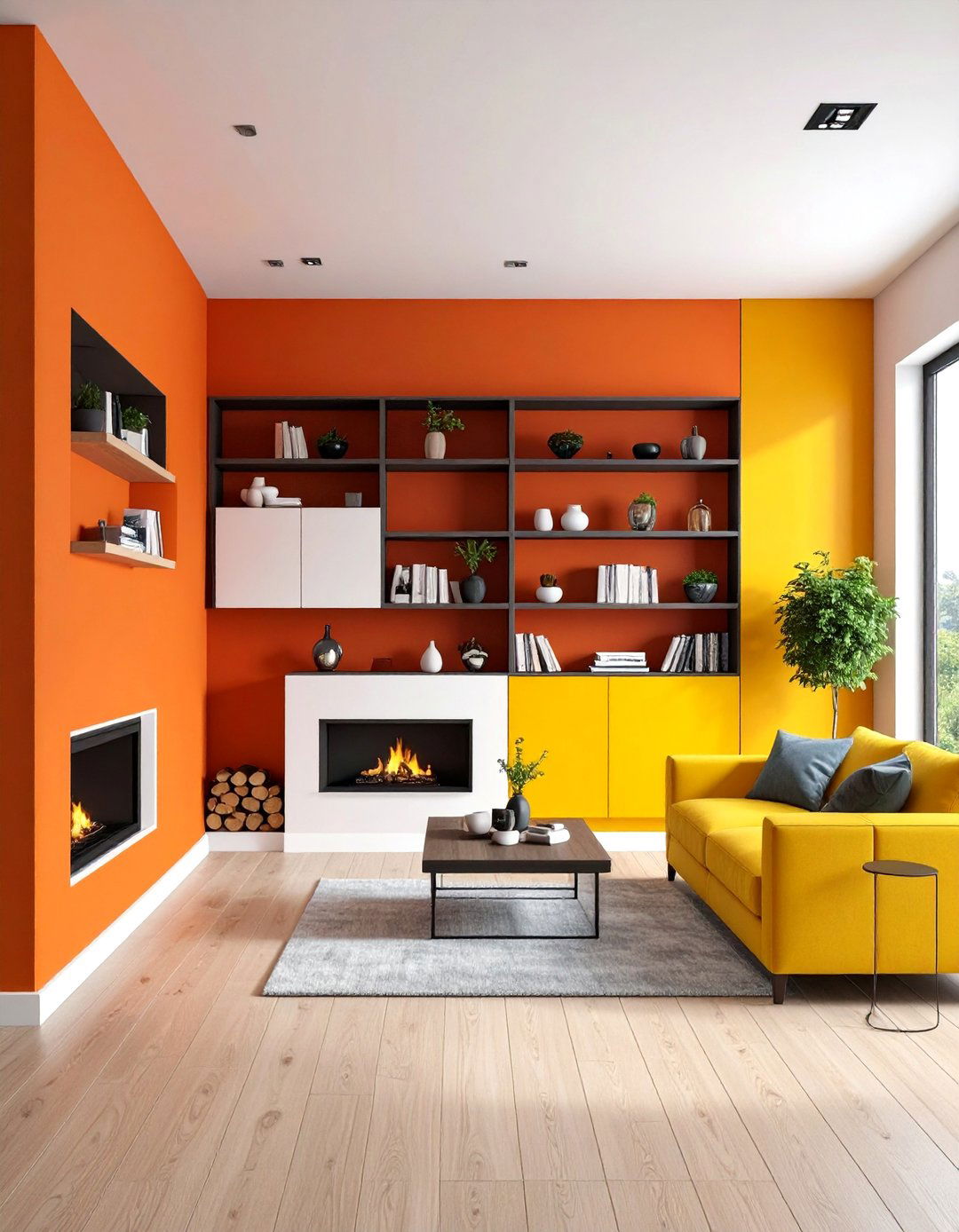 Built In Alcove Living Room Shelf System - 20 Living Room Shelf Ideas