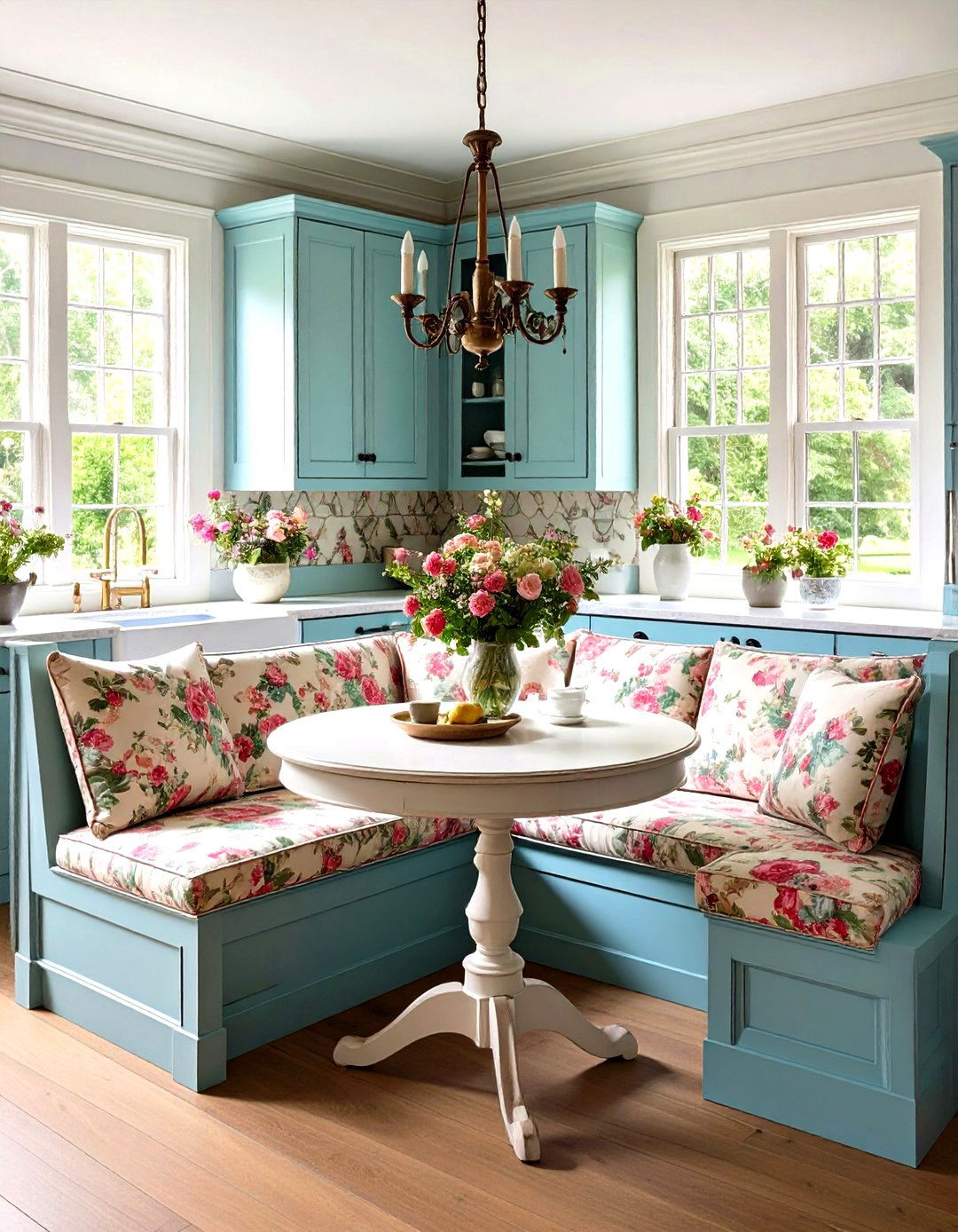 Built In Banquette Seating - 20 Victorian Kitchen Ideas