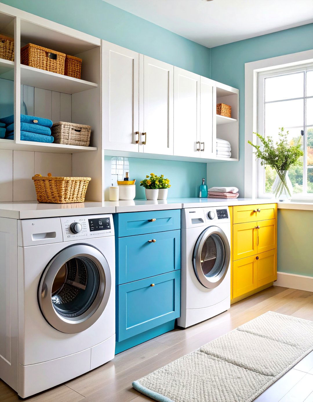 Built In Cabinet Pull Out Laundry Detergent Storage Drawers - 20 Laundry Detergent Storage Ideas