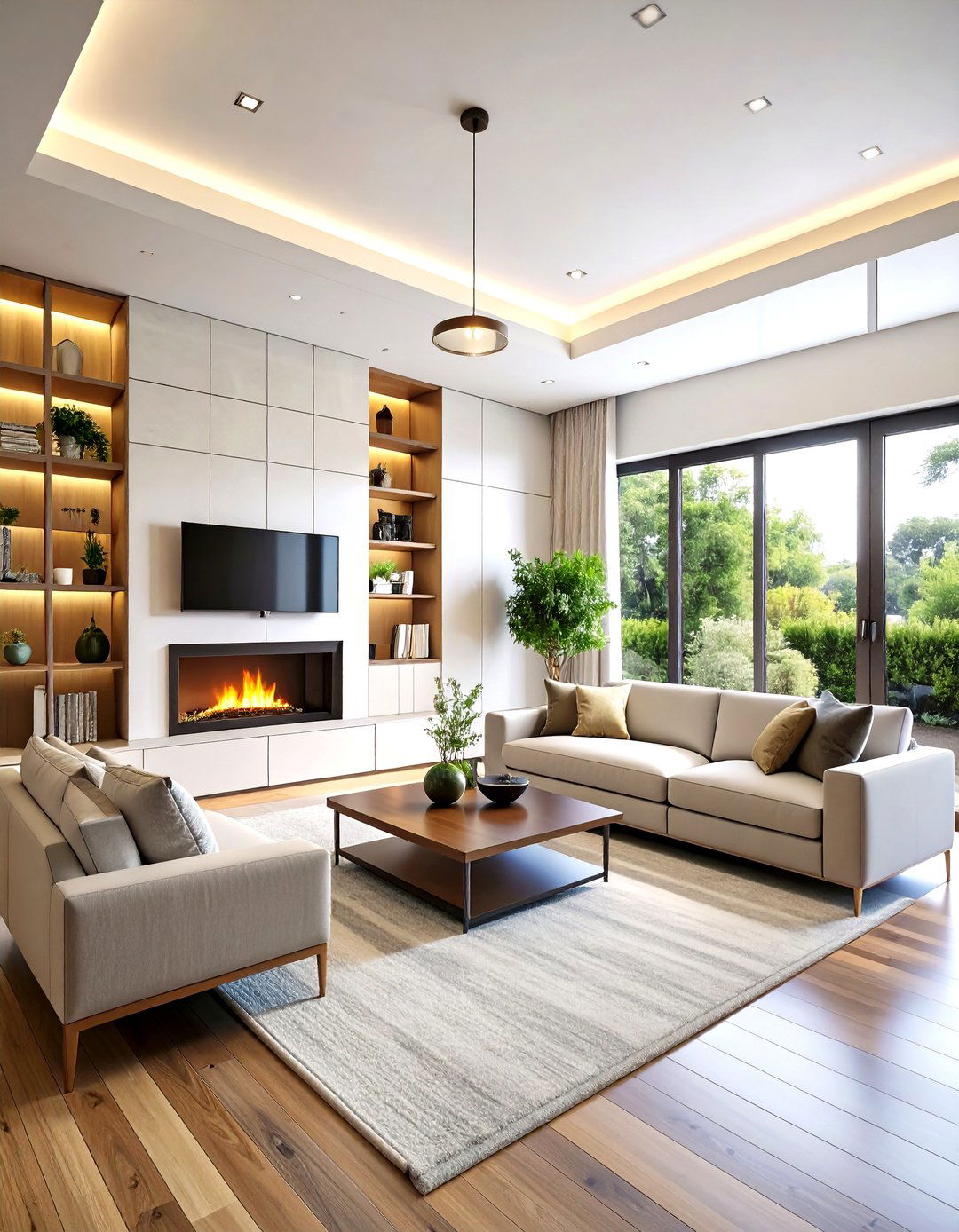 Built In Cabinet Surround - 20 Tv Over Fireplace Ideas