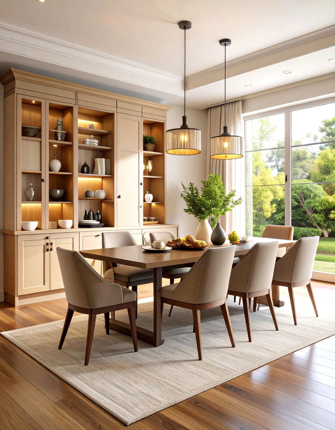Built In Dining Room Hutch That Blends Seamlessly with Architecture - 20 Dining Room Hutch Ideas