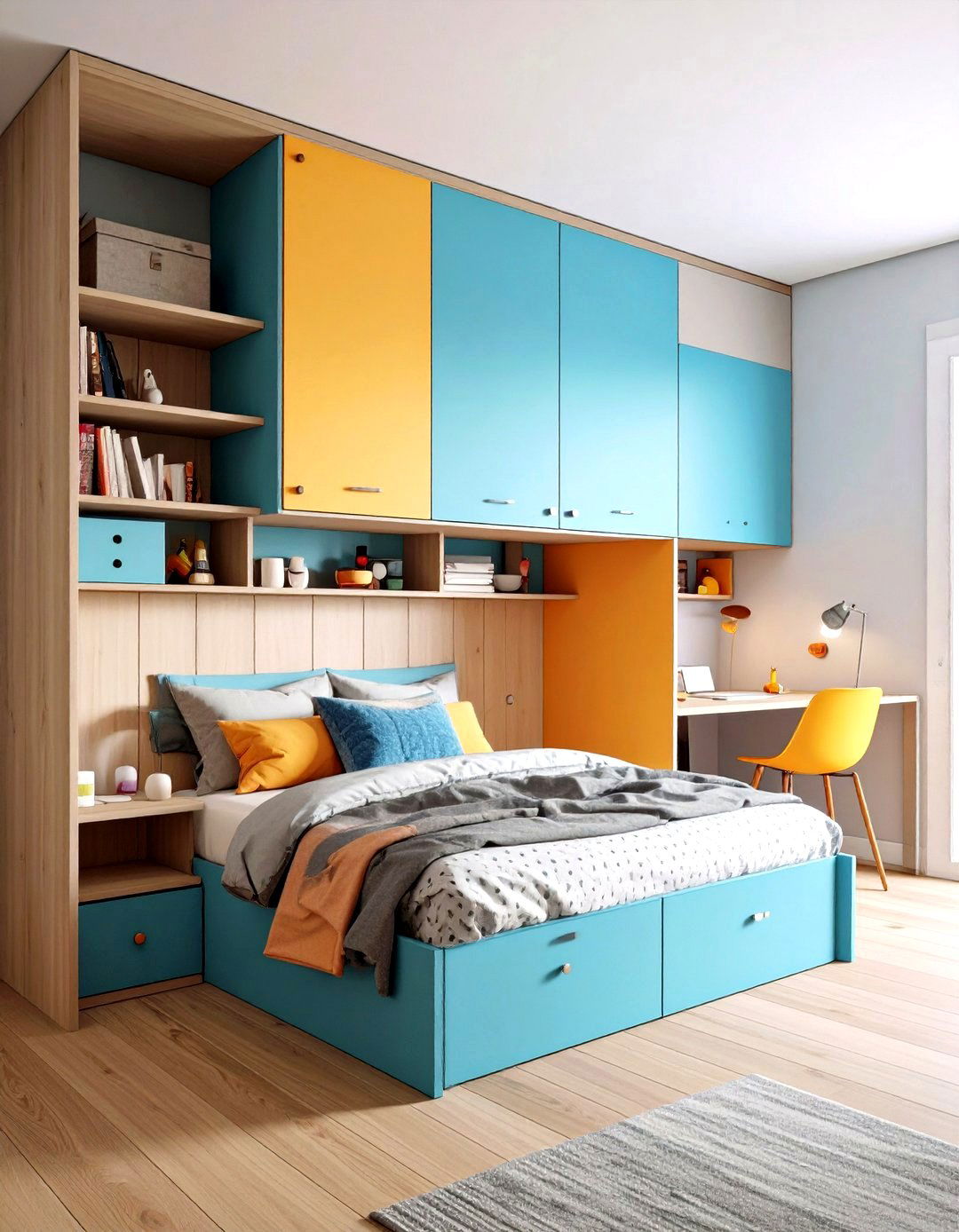 Built In Furniture - 20 Studio Apartment Ideas