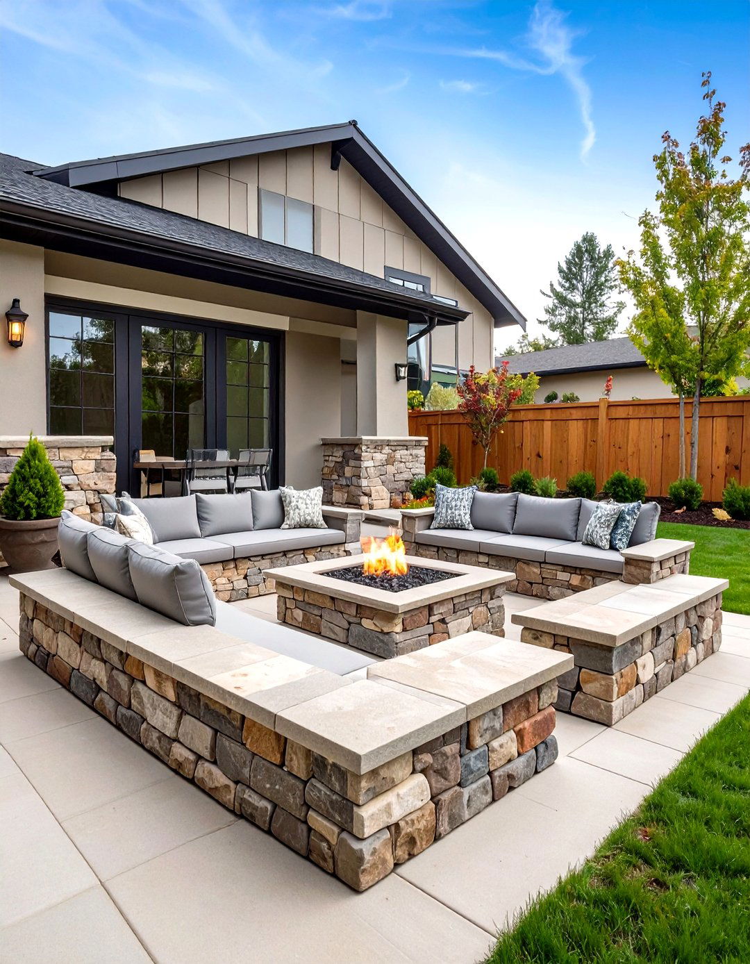 Built In Seating Walls - 20 Hardscape Ideas