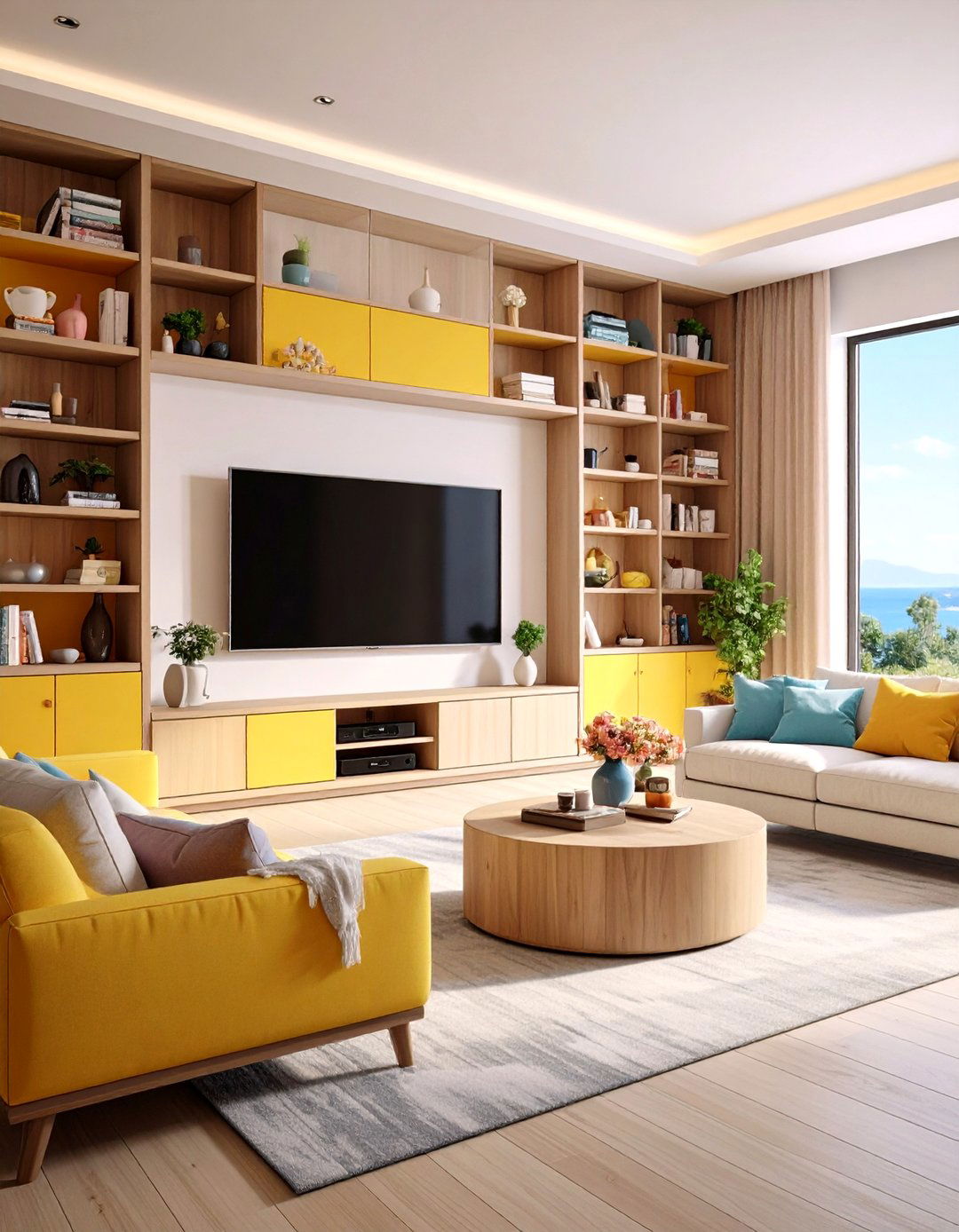 Built In Storage and Shelving - 20 Small Media Room Ideas