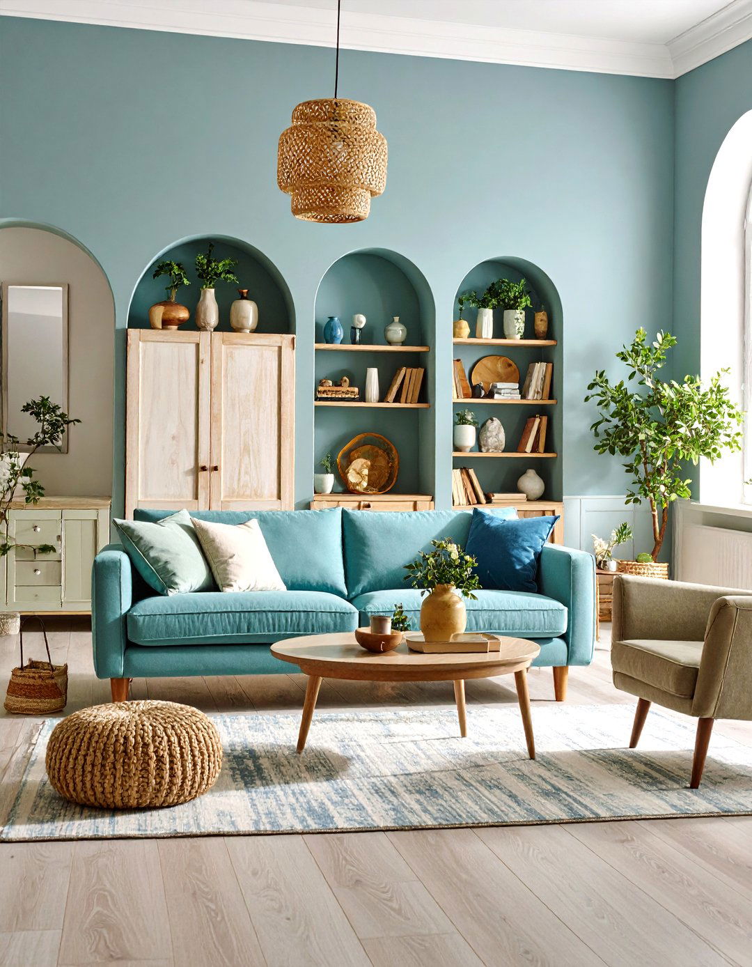 Built in Shelving and Cabinetry - 20 Tuscan Living Room Ideas