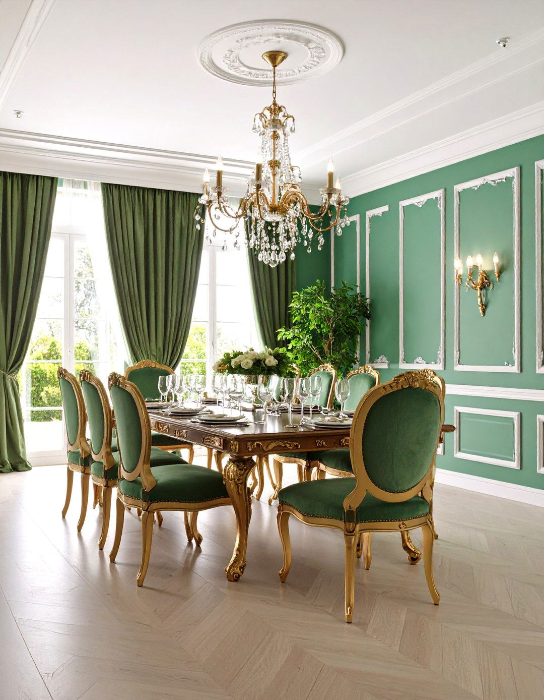 Built up Molding Chair Rail - 20 Chair Rail Ideas