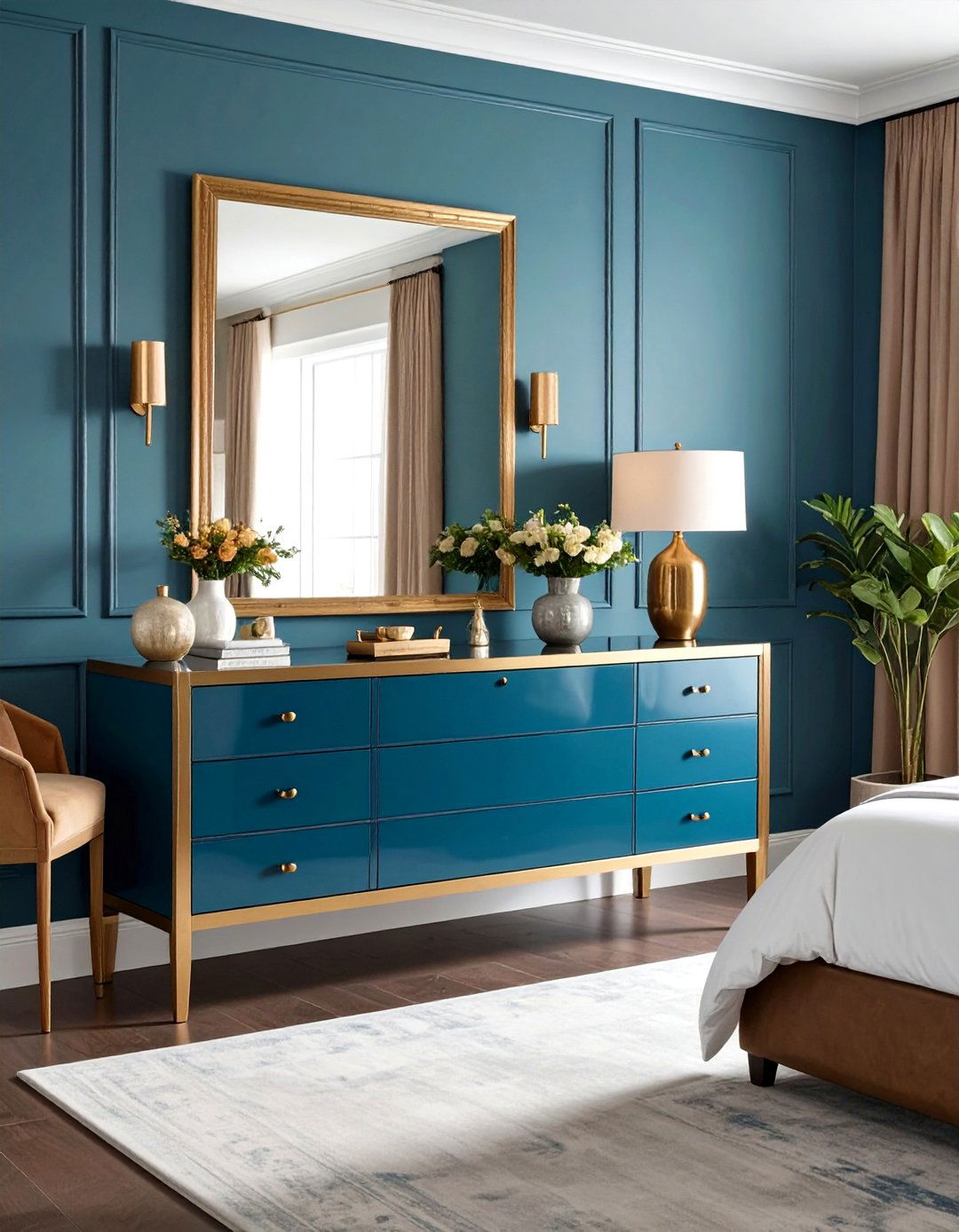 Burnished Painted Furniture Smooth Elegance - 20 Painted Furniture Ideas