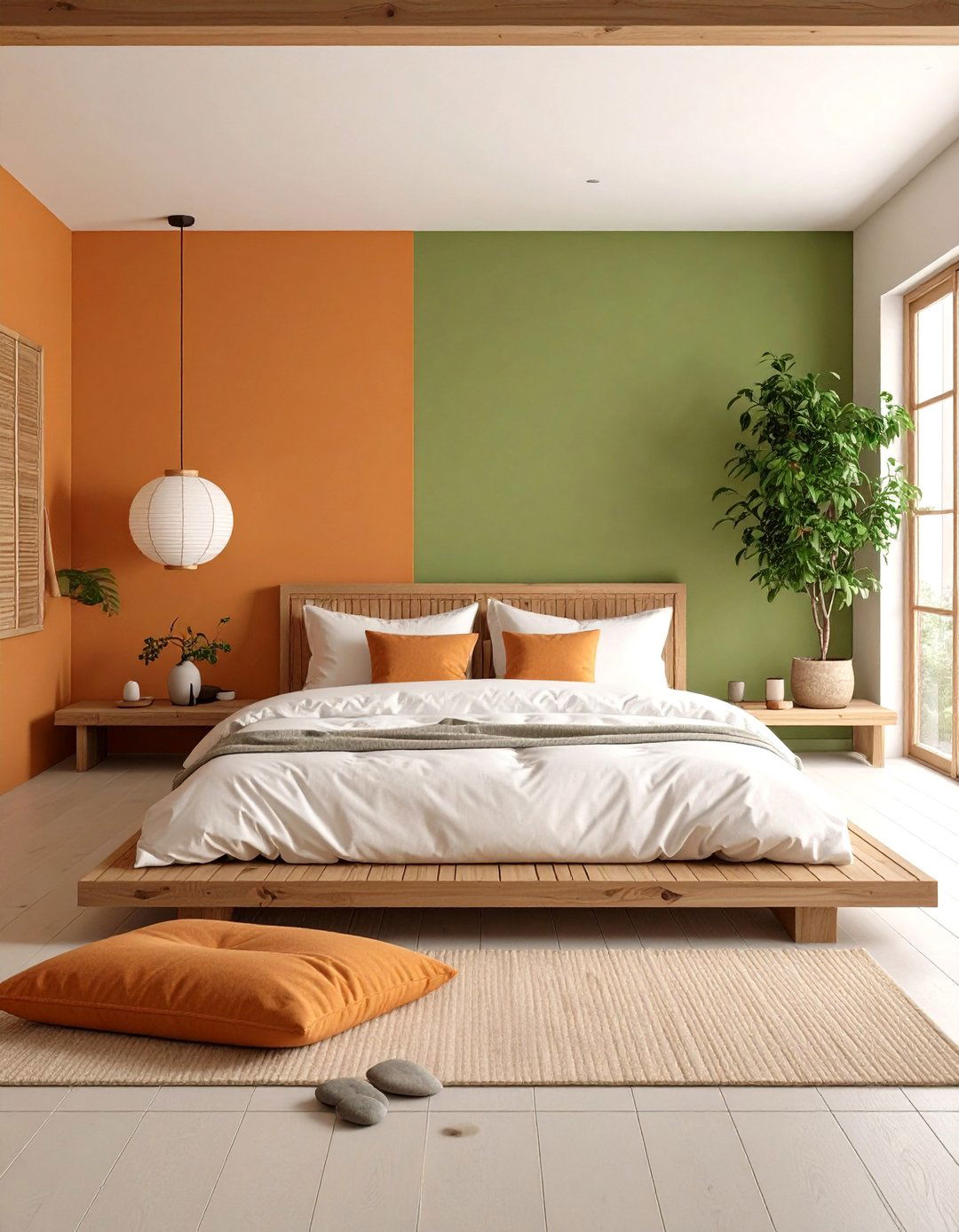 Burnt Orange Bedroom Minimalist Zen Pod - 20 Burnt Orange Bedroom Ideas