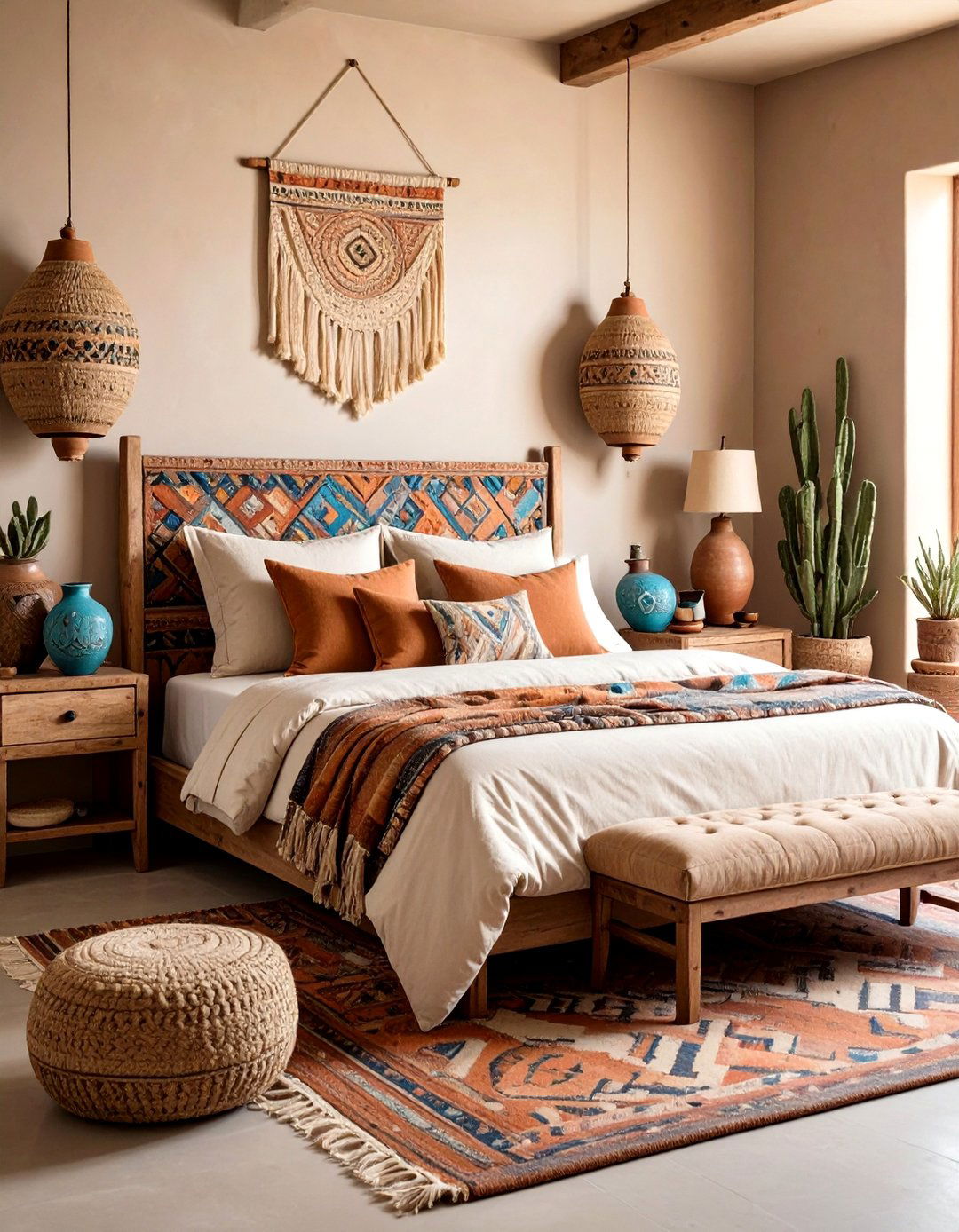 Burnt Orange Bedroom Southwestern Desert Dream - 20 Burnt Orange Bedroom Ideas