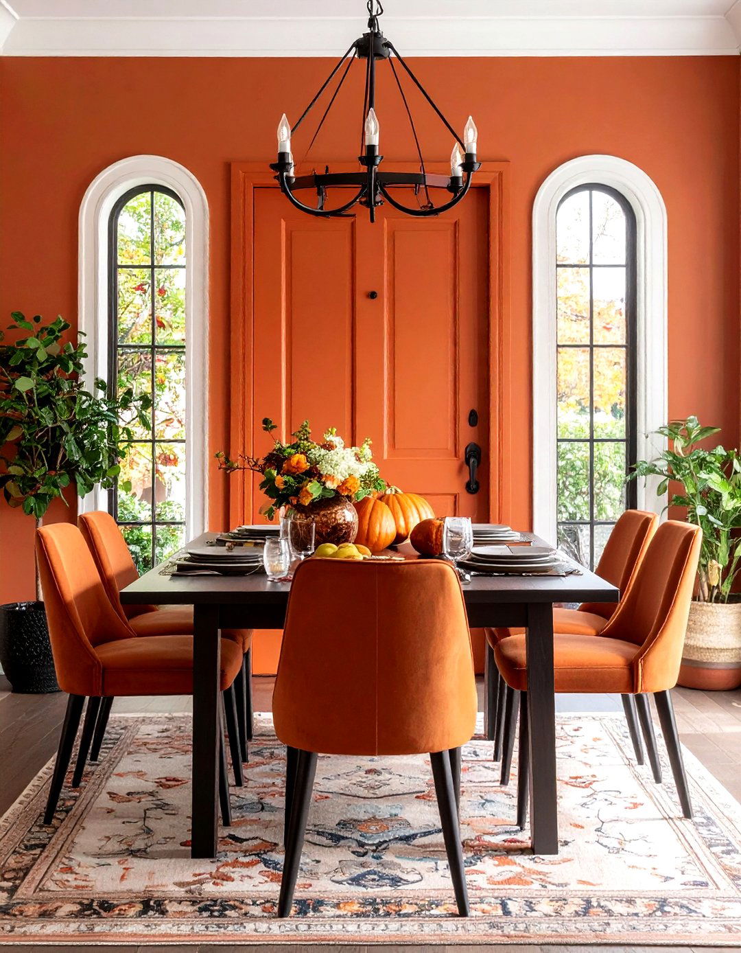 Burnt Orange Interior Door Color - 20 Interior Door Color Ideas