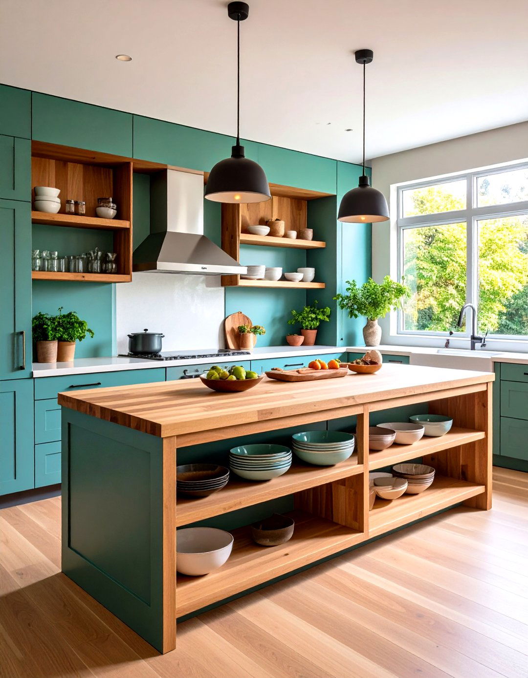 Butcher Block Prep Station - 20 Small Kitchen Island Ideas