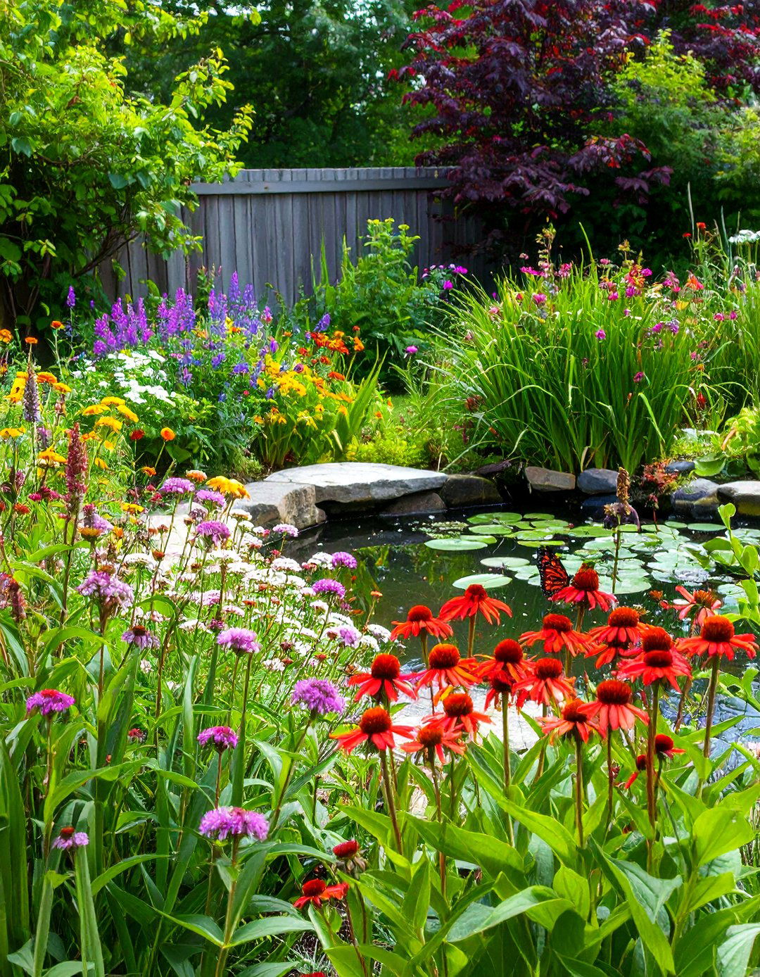 Butterfly and Hummingbird Wildflower Garden - 20 Wildflower Garden Ideas