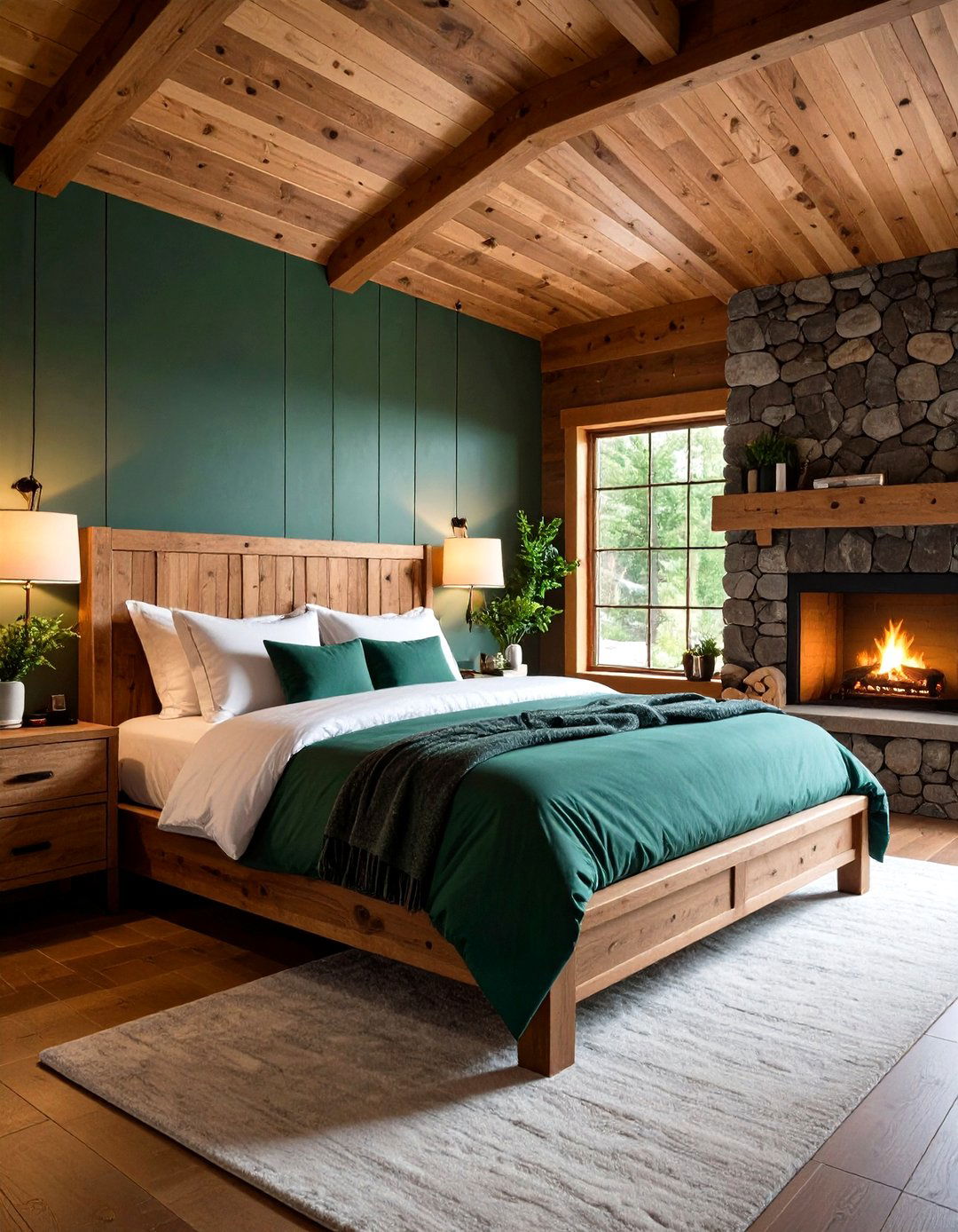 Cabin Chic Rustic Bedroom Sophistication - 20 Rustic Bedroom Ideas