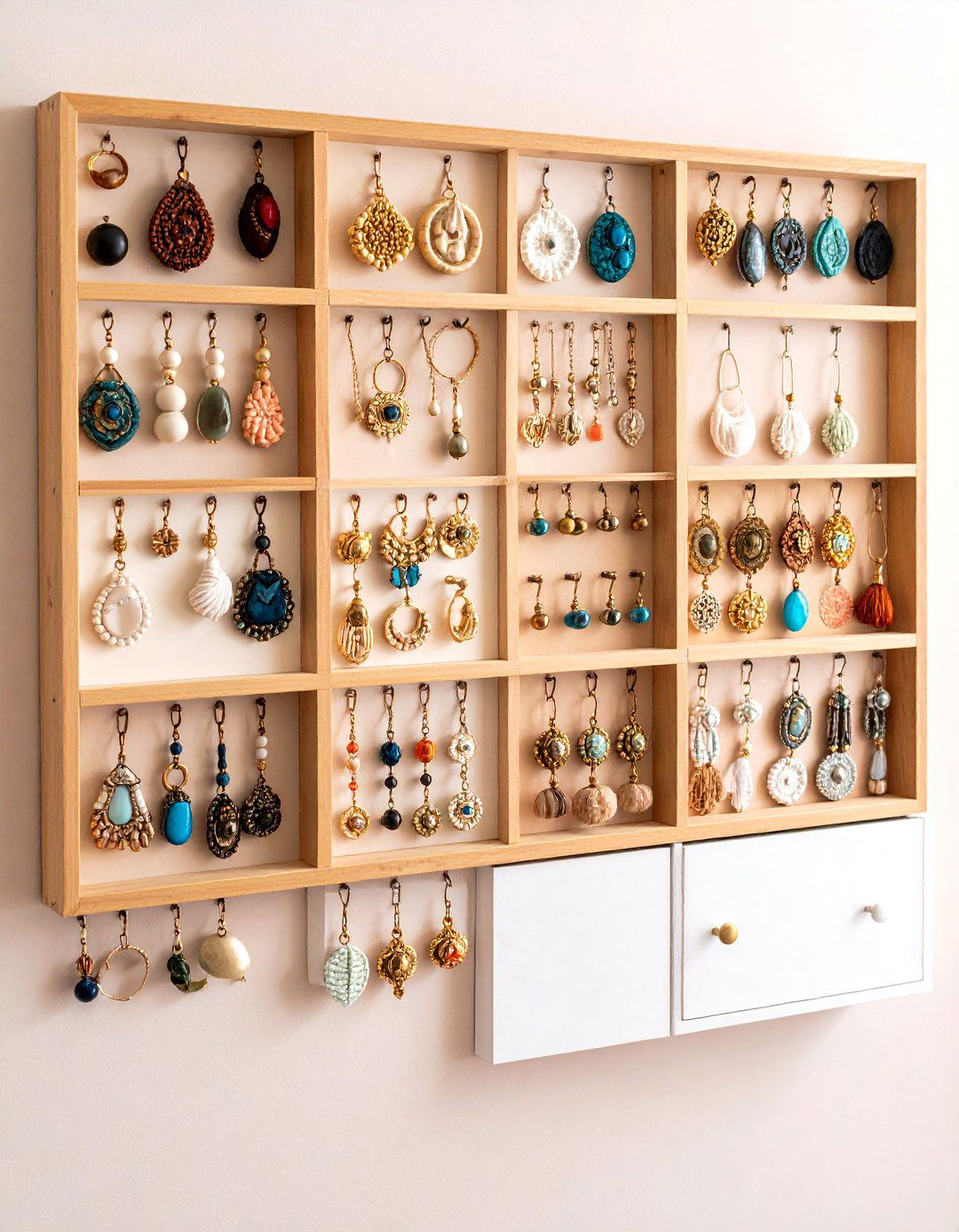 Cabinet Hardware Jewelry Storage Systems - 20 Jewelry Storage Ideas
