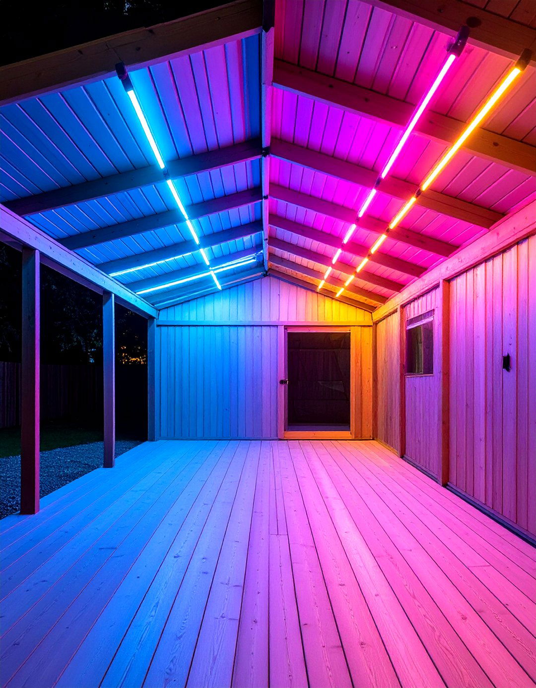 Cable Lighting Grid - 20 Shed Ceiling Ideas
