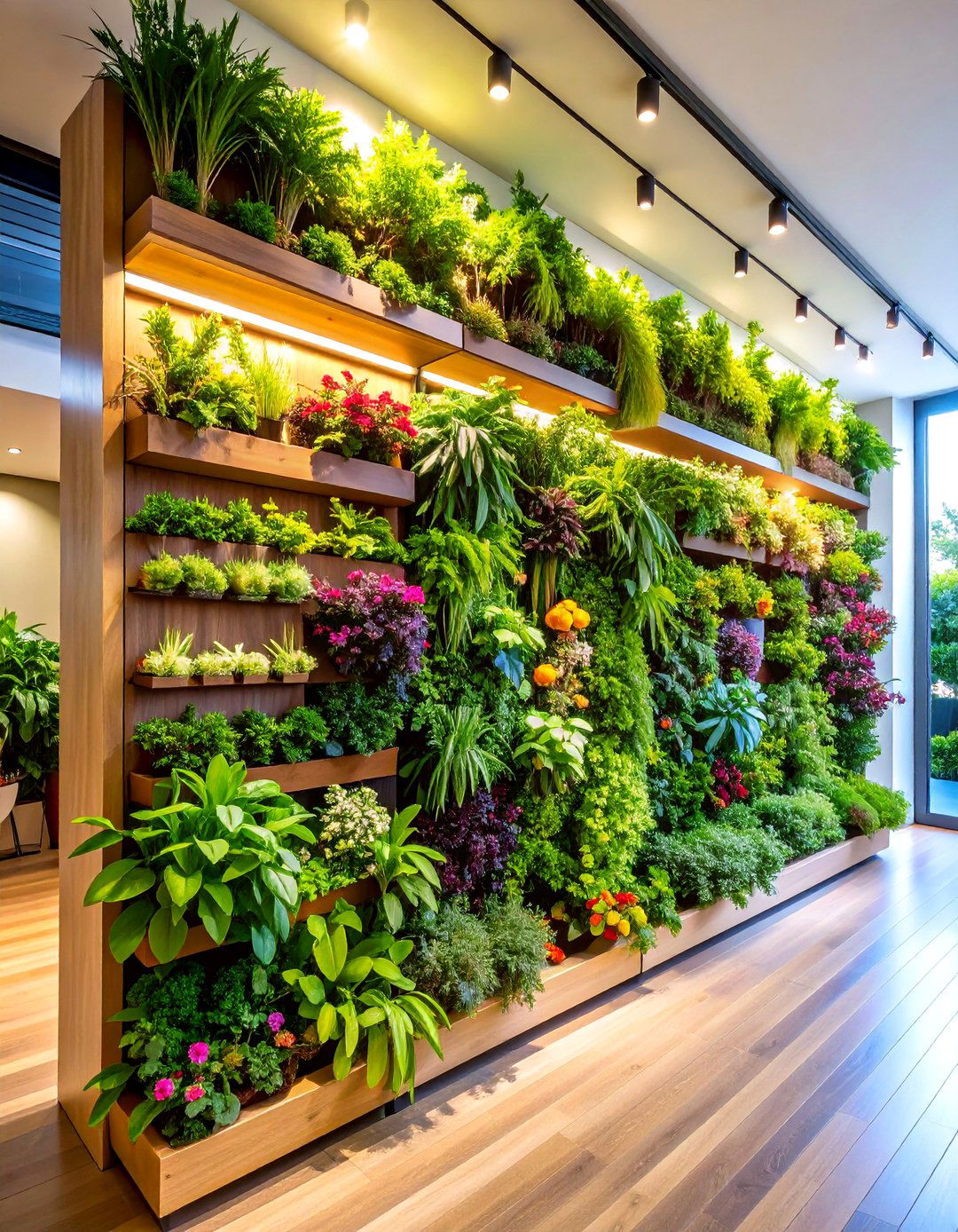 California Room with Living Wall Vertical Garden - 20 California Room Design Ideas