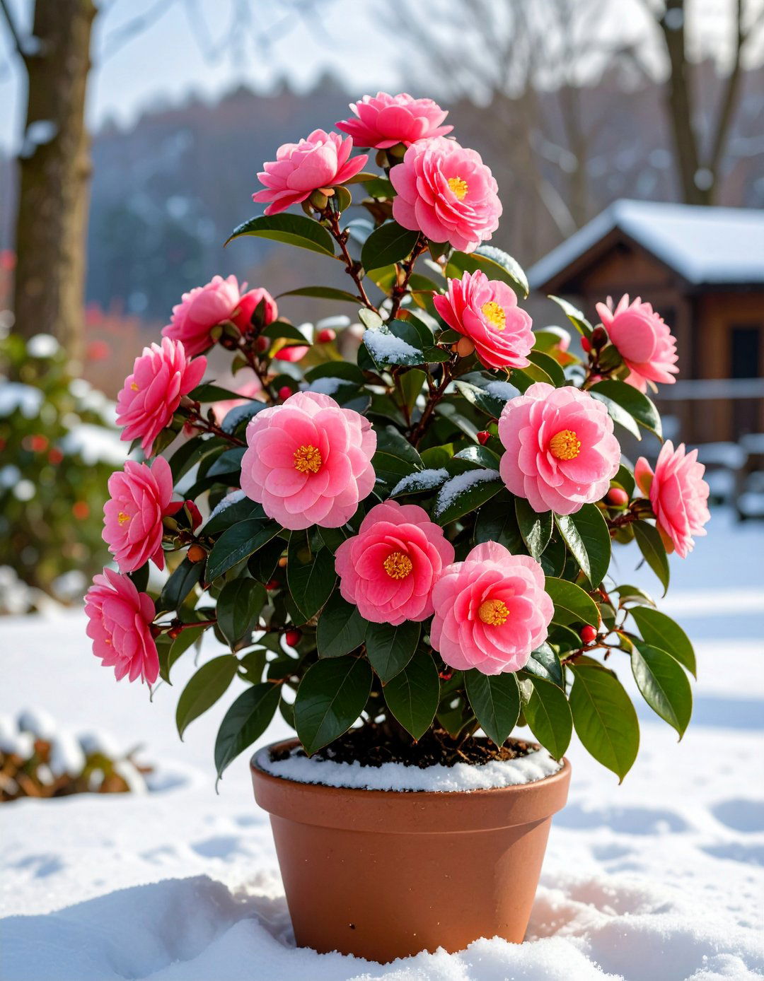 Camellia Winter Blooming Front Door Plant - 20 Front Door Plants
