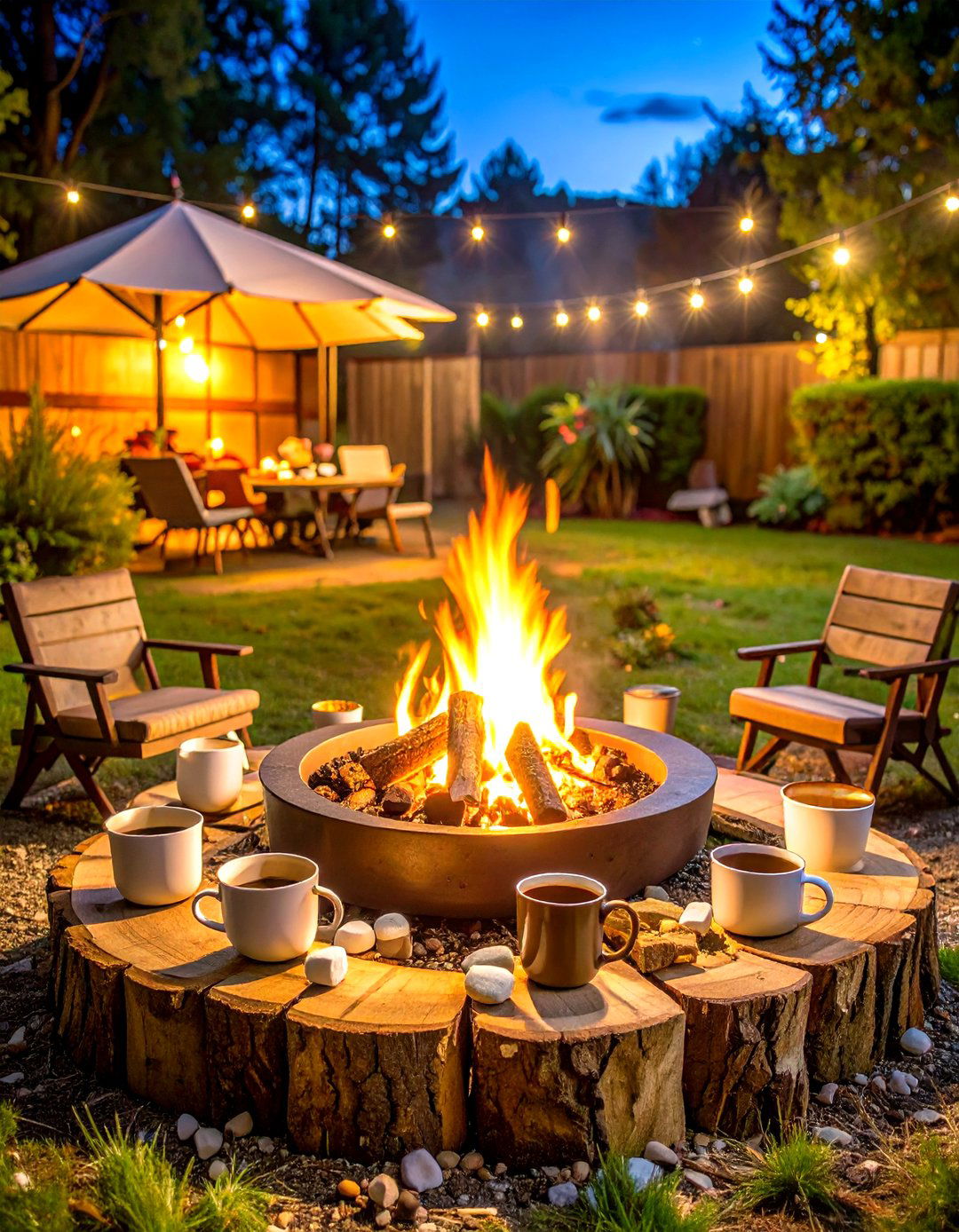 Campfire Fall Birthday Smores Party - 20 Fall Birthday Party Ideas