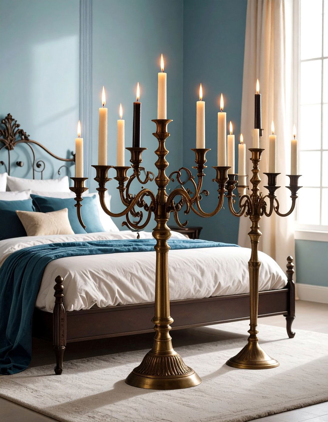 Candelabras and Candlelight Ambiance - 20 Vampire Bedroom Ideas
