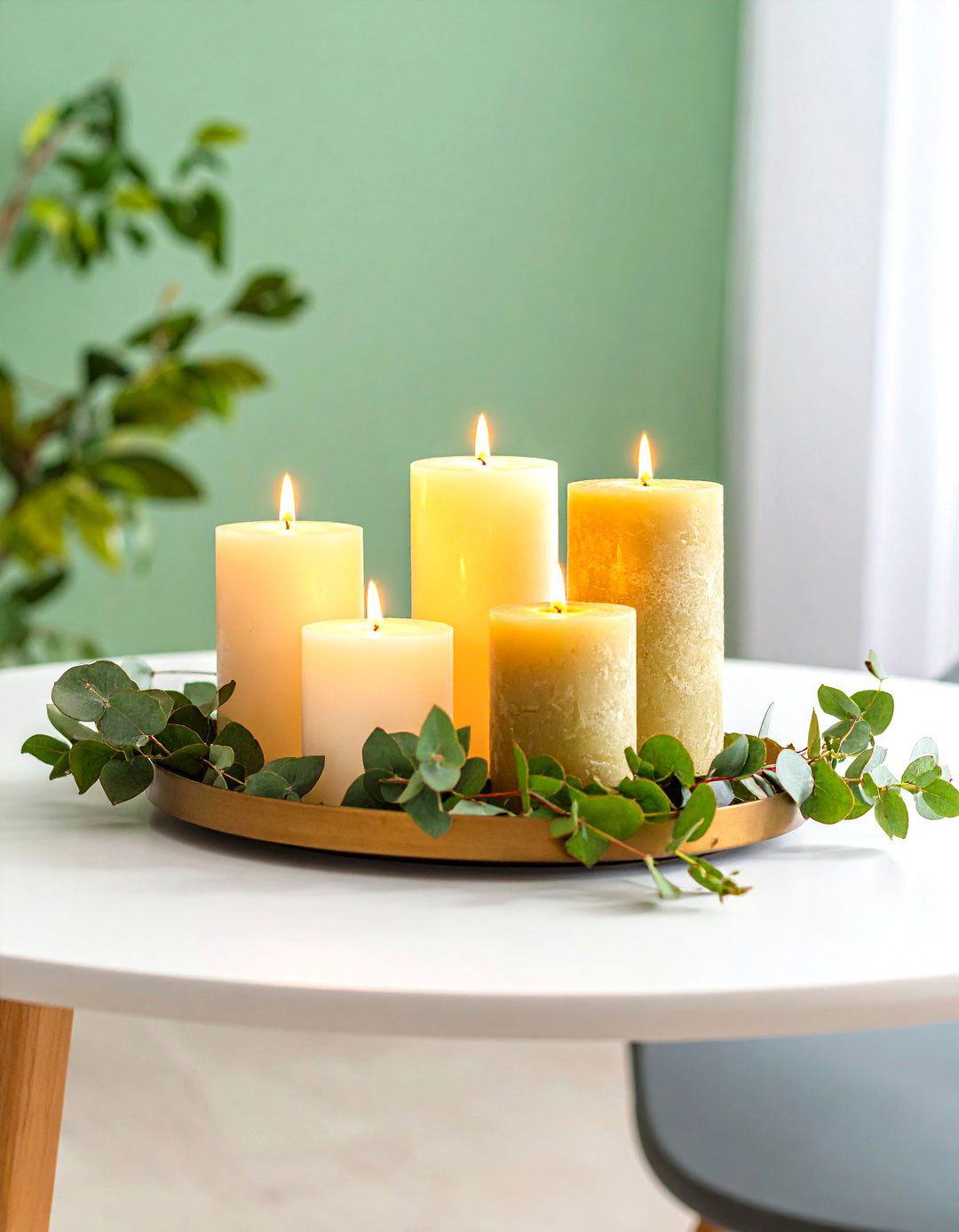 Candle Cluster Glow - 20 Dining Table Centerpiece Ideas