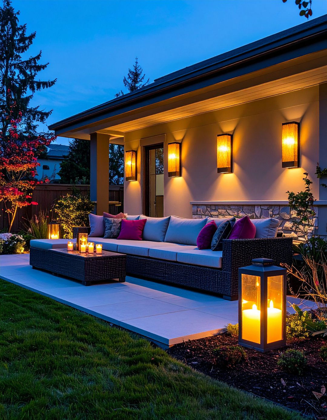 Candle Inspired Sconce Gazebo Lighting for Cozy Evenings - 20 Gazebo Lighting Ideas