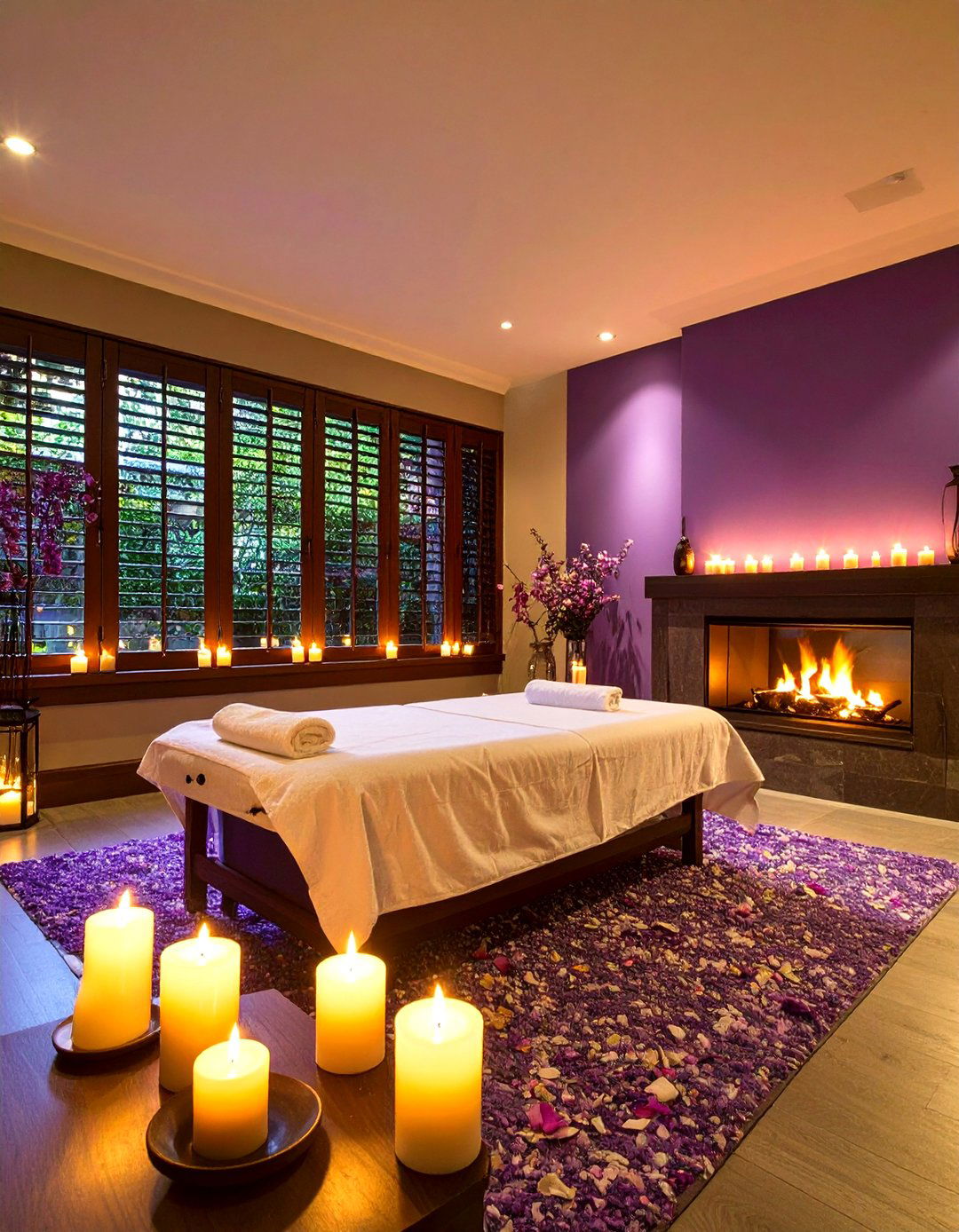 Candlelit Tranquility Suite - 20 Massage Room Setup Ideas