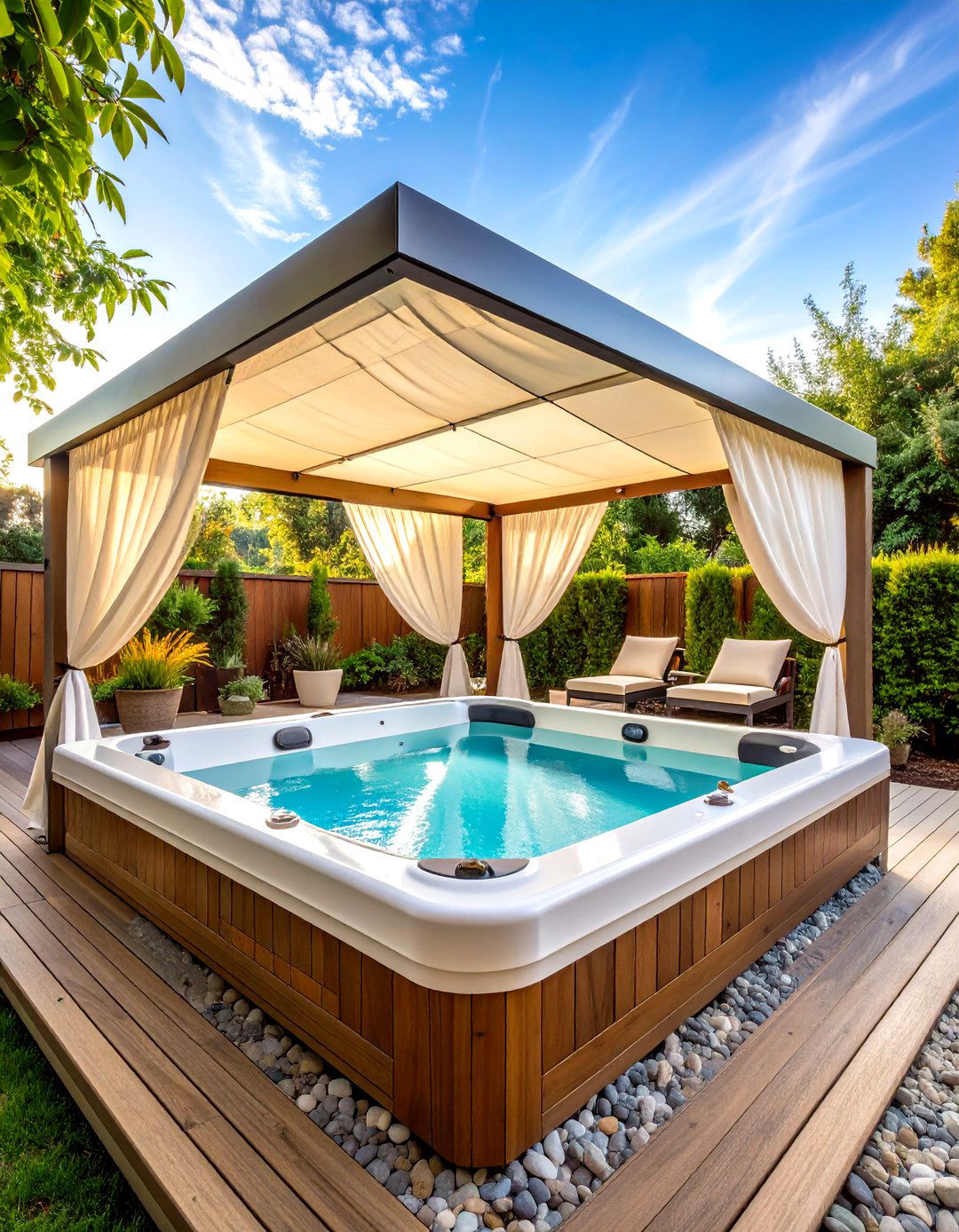 Canopy Hot Tub Enclosure - 20 Hot Tub Enclosure Ideas
