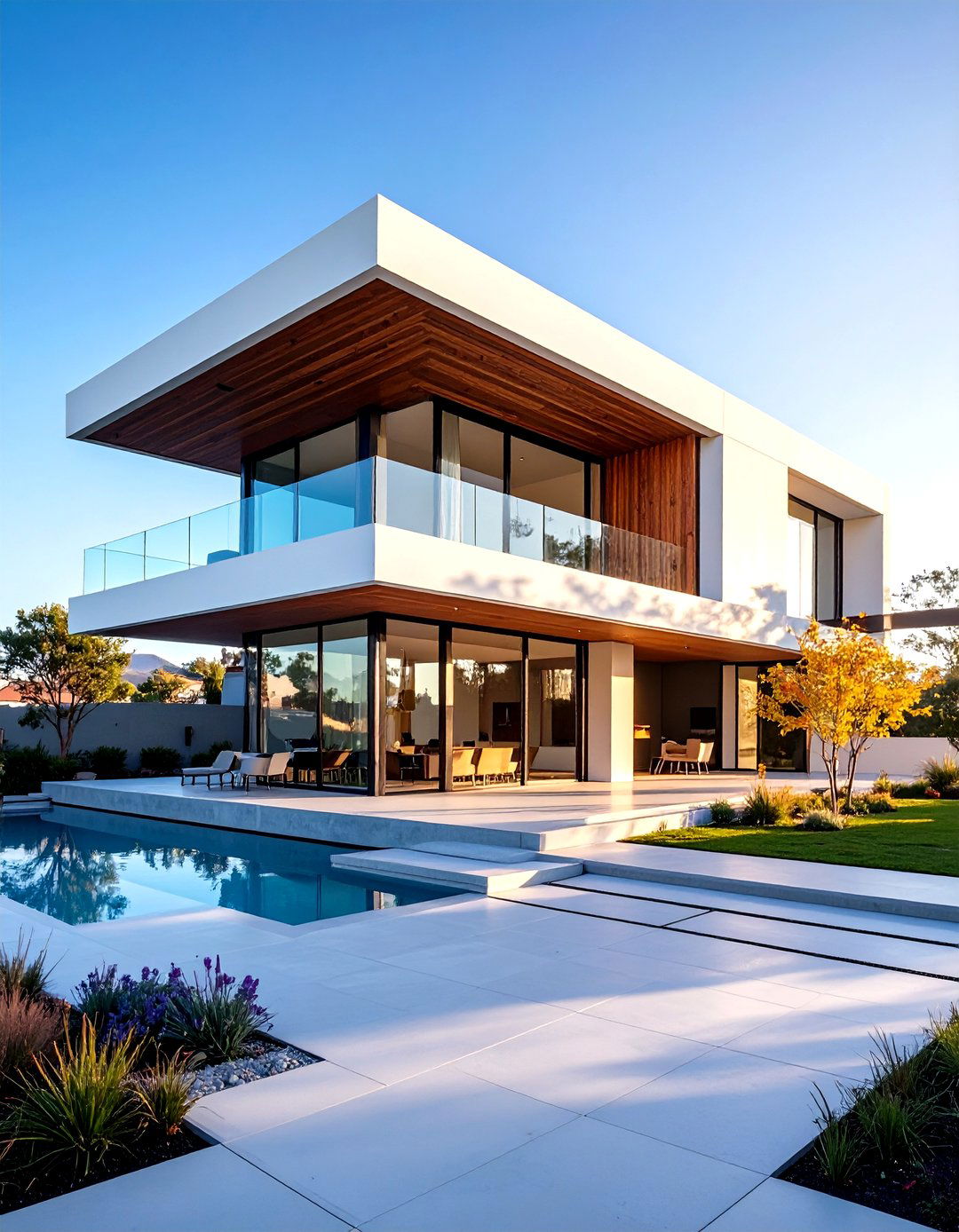 Cantilevered Minimalist House Exterior - 20 Minimalist House Exterior Ideas