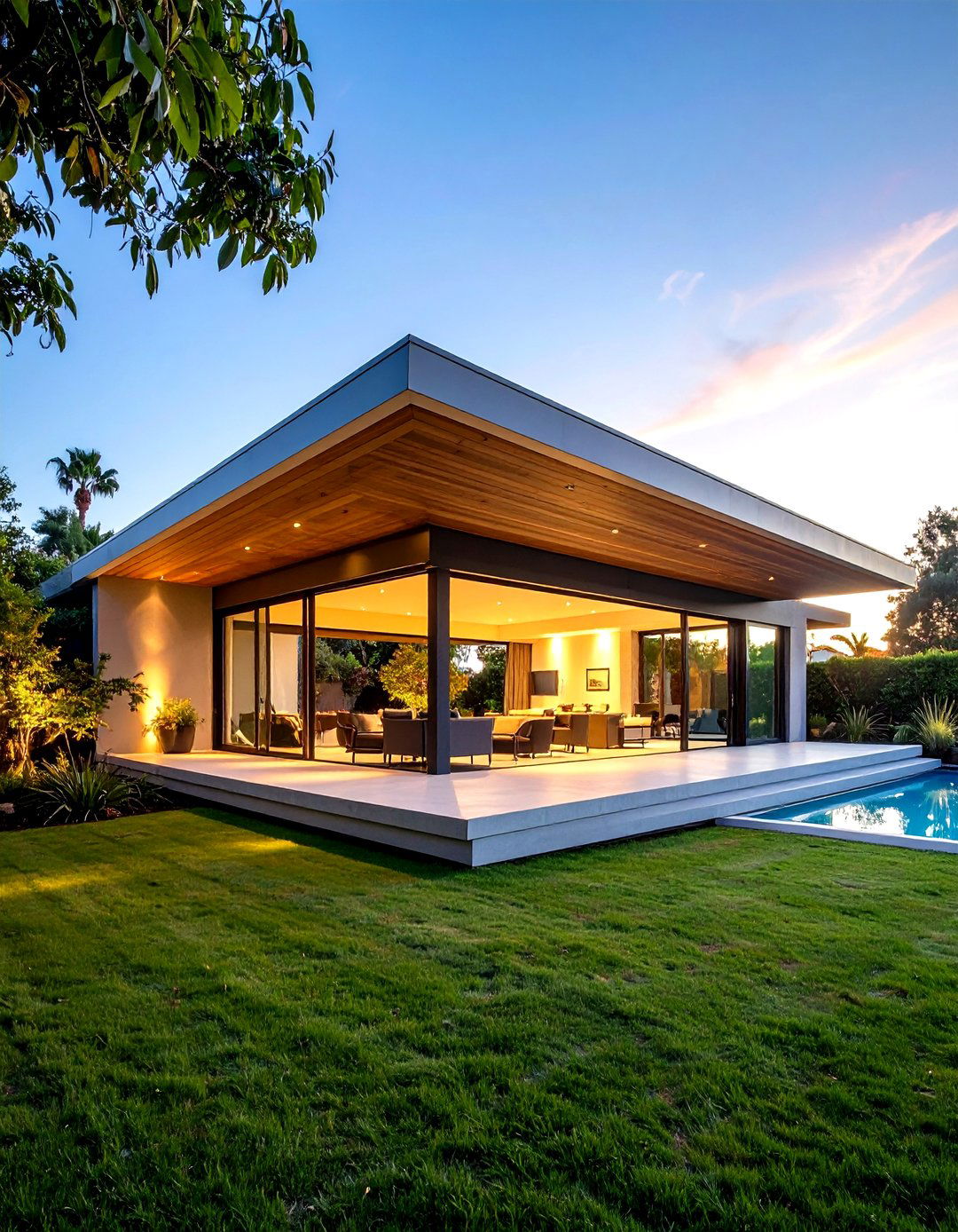 Cantilevered Outdoor Pavilion - 20 Outdoor Pavilion Ideas