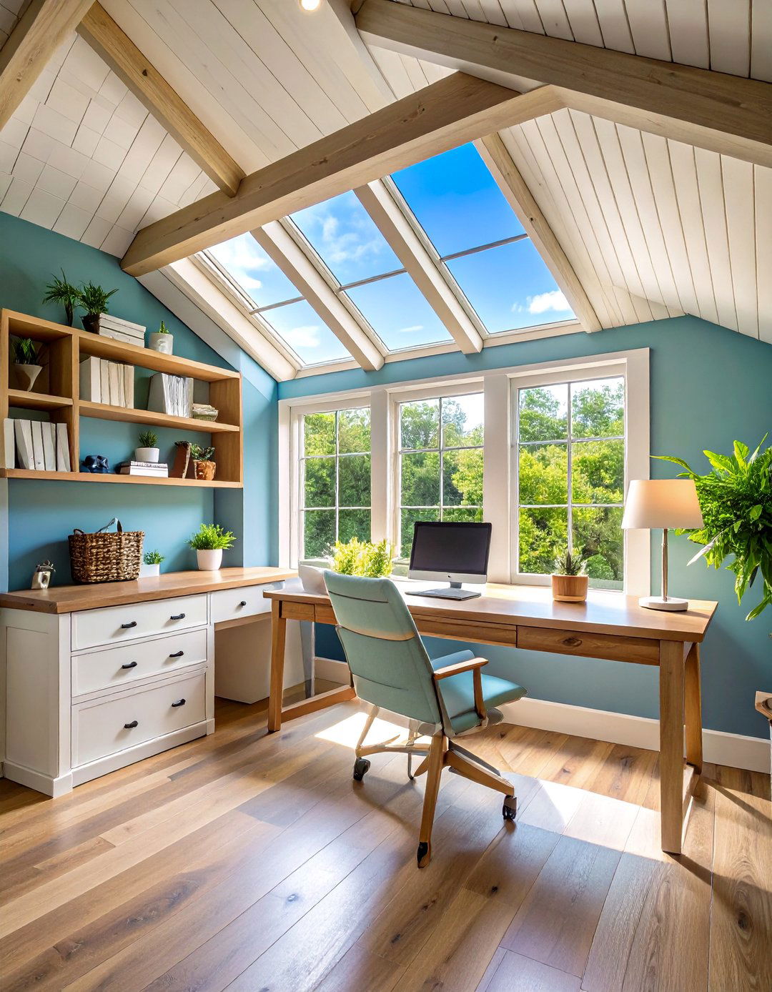 Cape Cod Upstairs Bedroom Dormer Desk Workspace - 20 Cape Cod Upstairs Bedroom Ideas