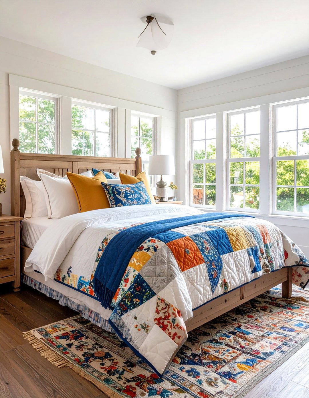 Cape Cod Upstairs Bedroom Vintage Quilt Bedding - 20 Cape Cod Upstairs Bedroom Ideas