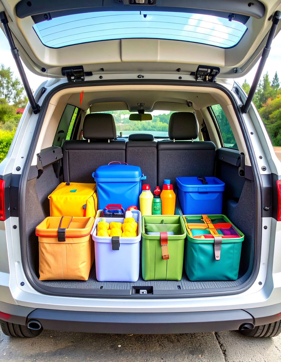 Car Trunk Utility Drop Zone - 20 Drop Zone Ideas