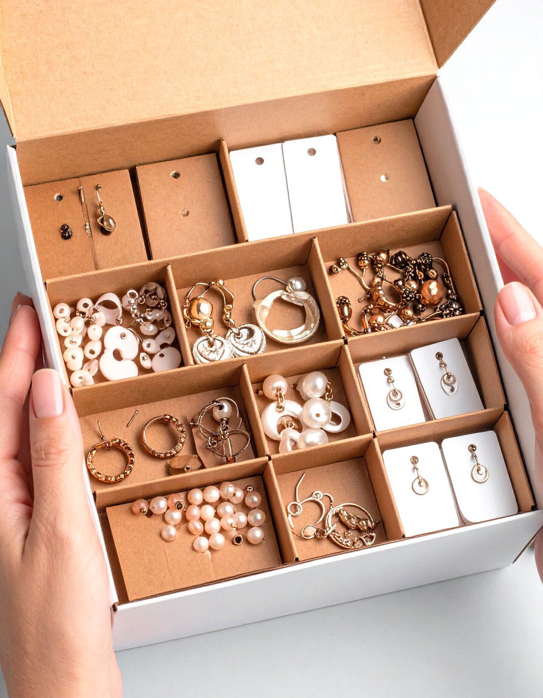 Cardstock Card Earring Storage File - 20 Earring Storage Ideas