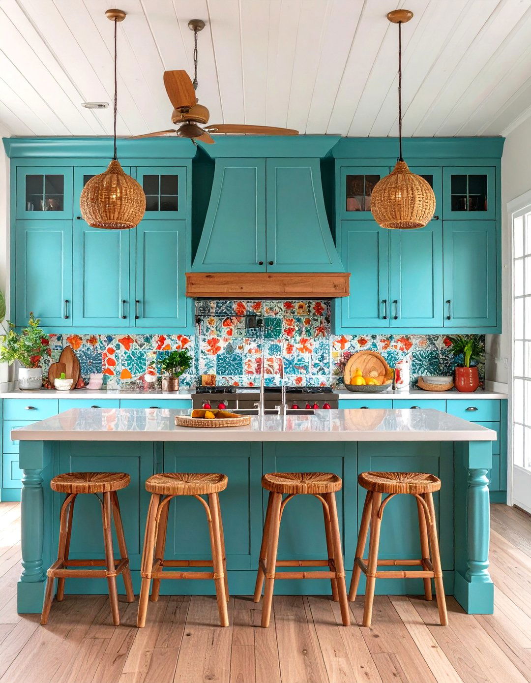 Caribbean Coastal Tropical Kitchen - 20 Tropical Kitchen Ideas