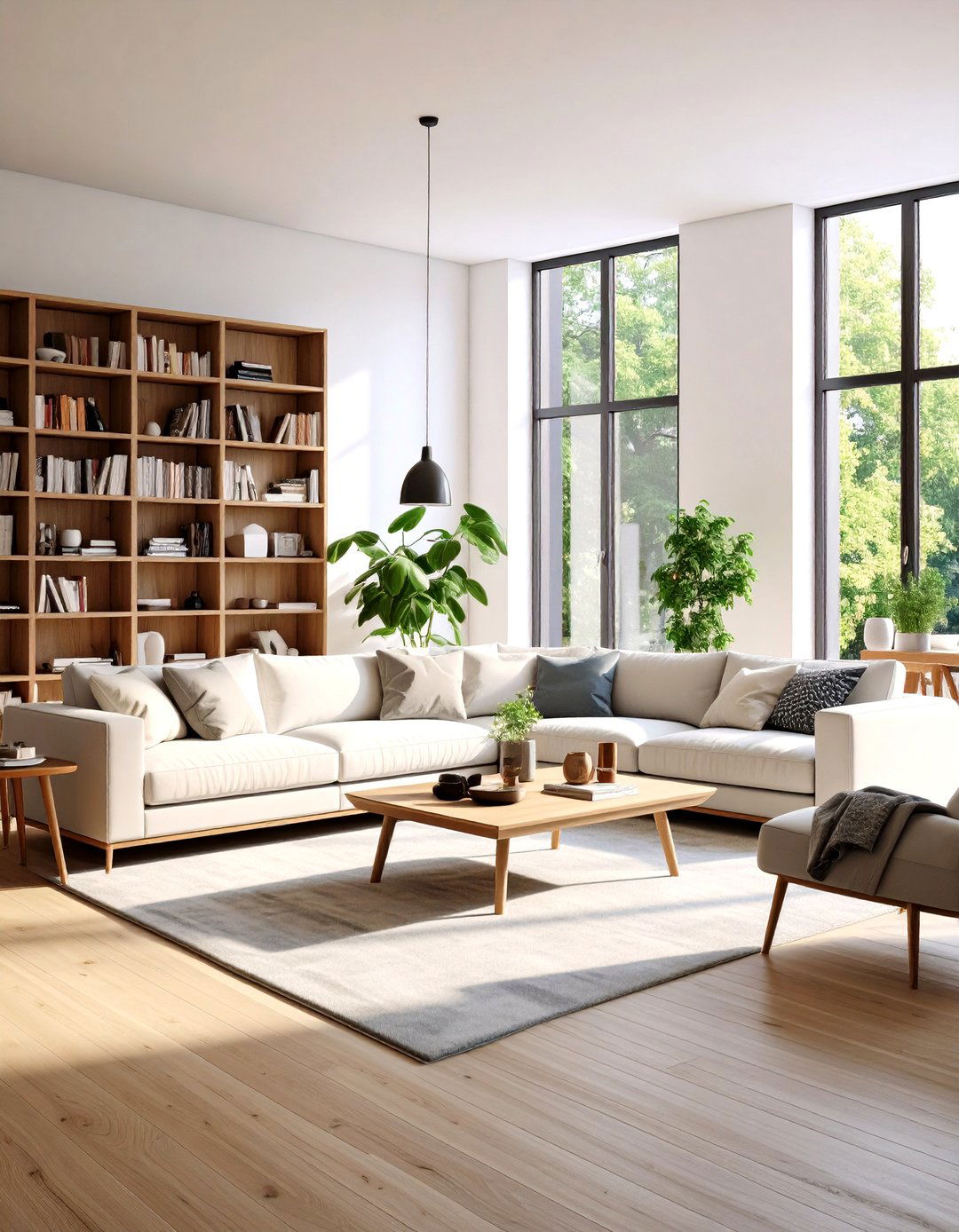 Carve Multifunctional Zones with Furniture Placement - 20 Eclectic Living Room Ideas