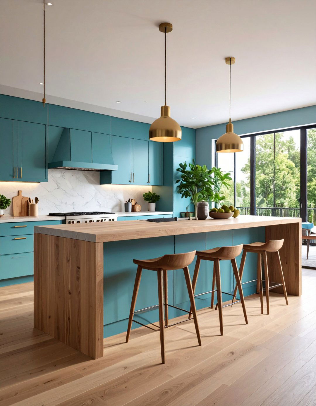 Carve Out a Compact Breakfast Bar - 20 Galley Kitchen Ideas
