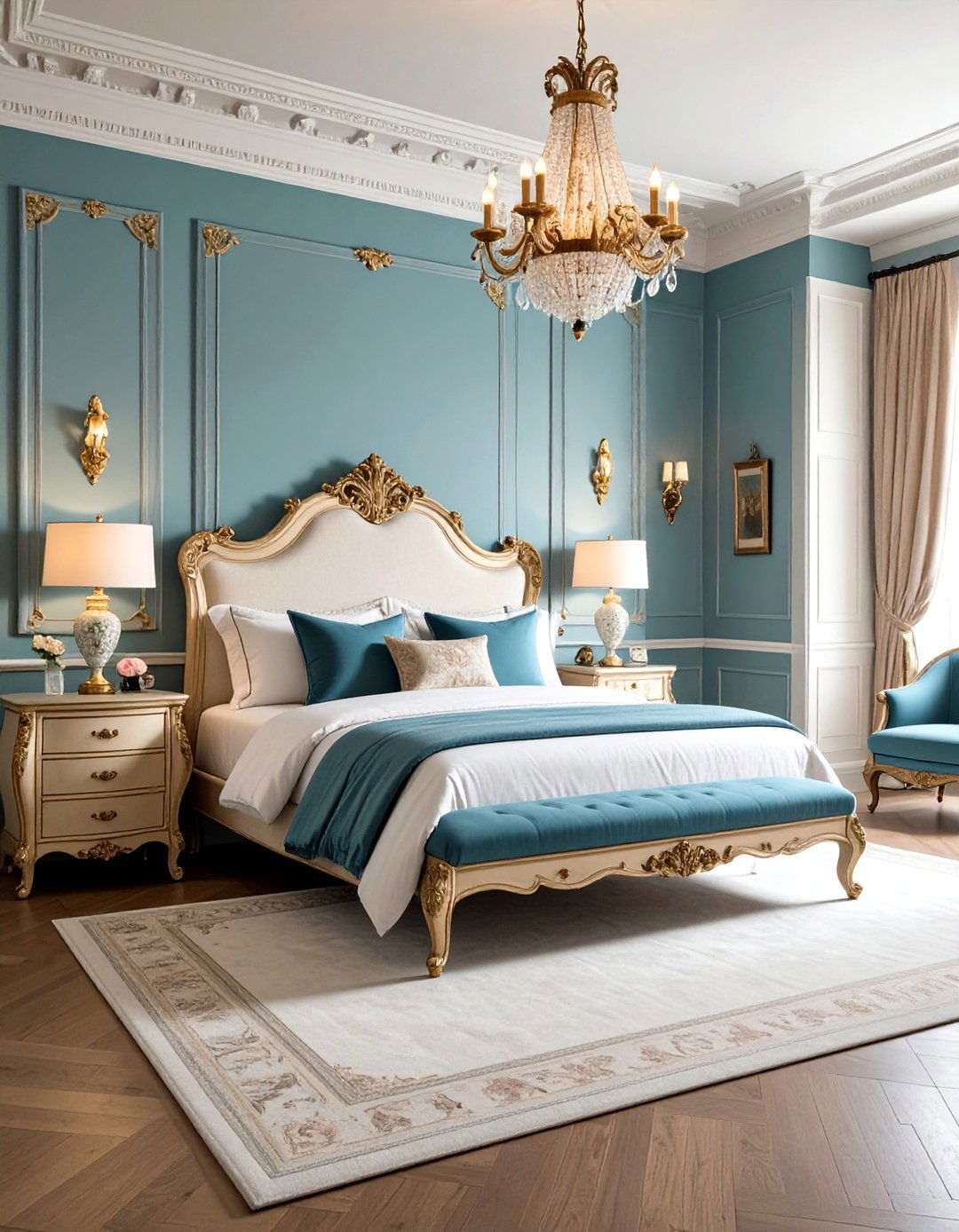 Carved Wood Details - 20 Victorian Bedroom Ideas