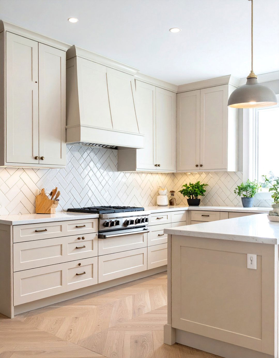 Cashmere Kitchen Backsplash with Subway Tiles - 20 Cashmere Kitchen Ideas