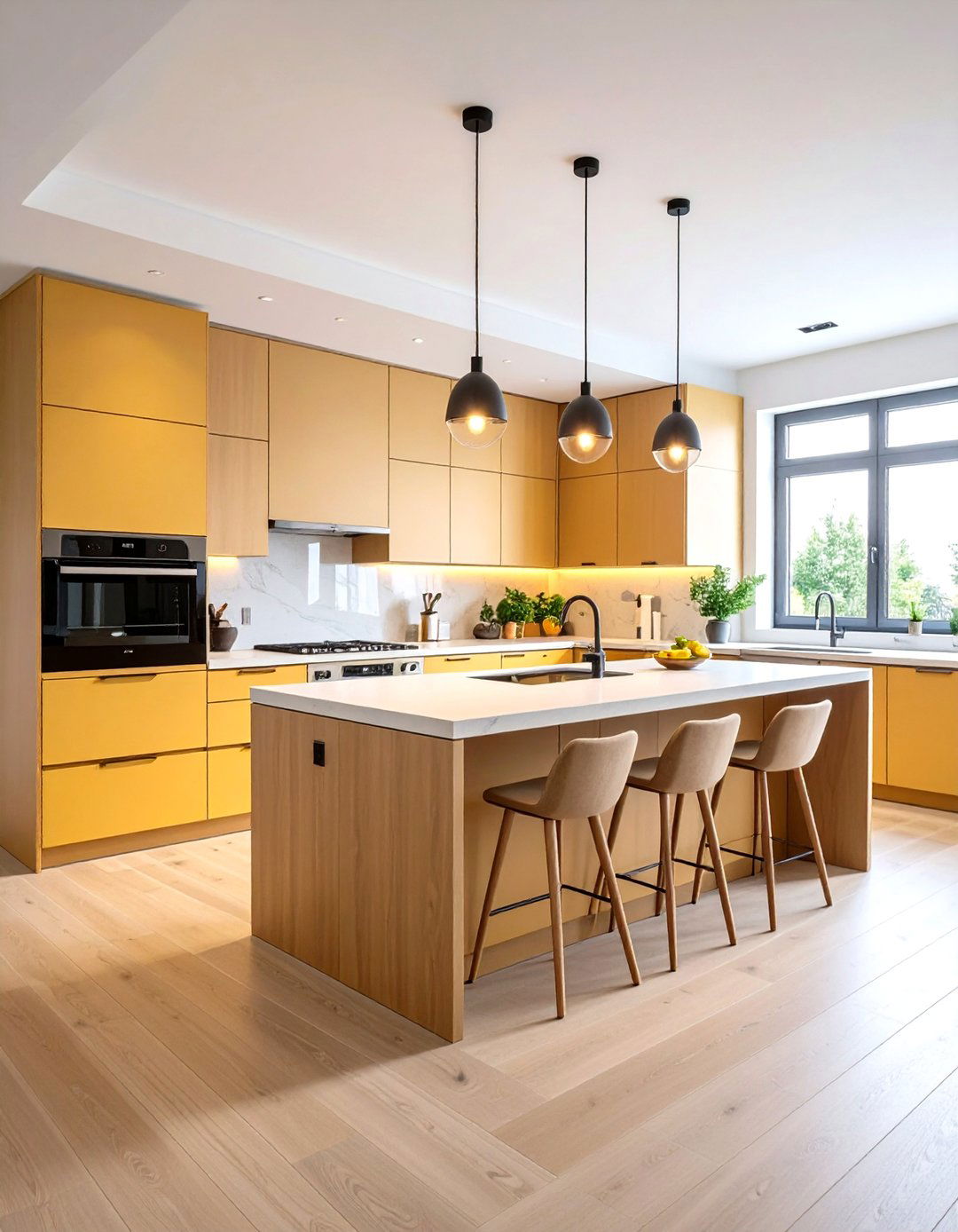 Cashmere Kitchen with Smart Storage Islands - 20 Cashmere Kitchen Ideas