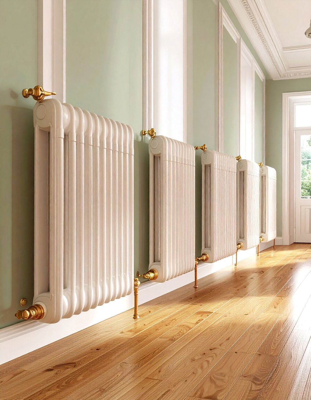 Cast Iron Radiators - 20 Victorian Hallway Ideas