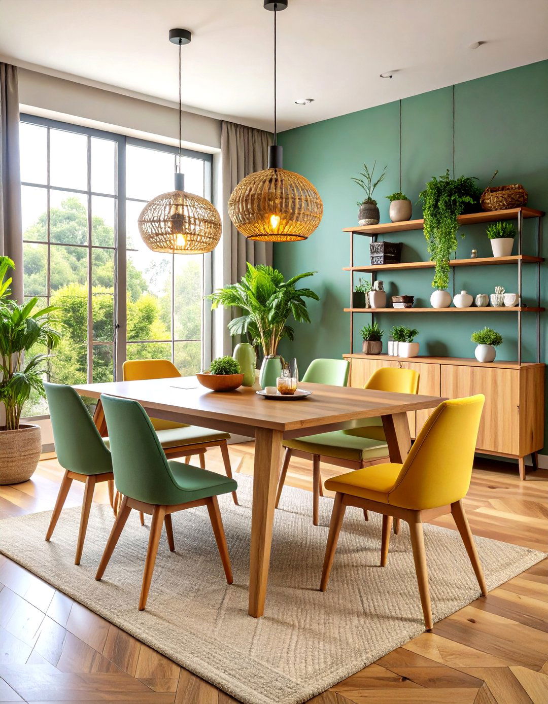 Casual Dining Room Multifunctional Workspace Design - 20 Casual Dining Room Ideas