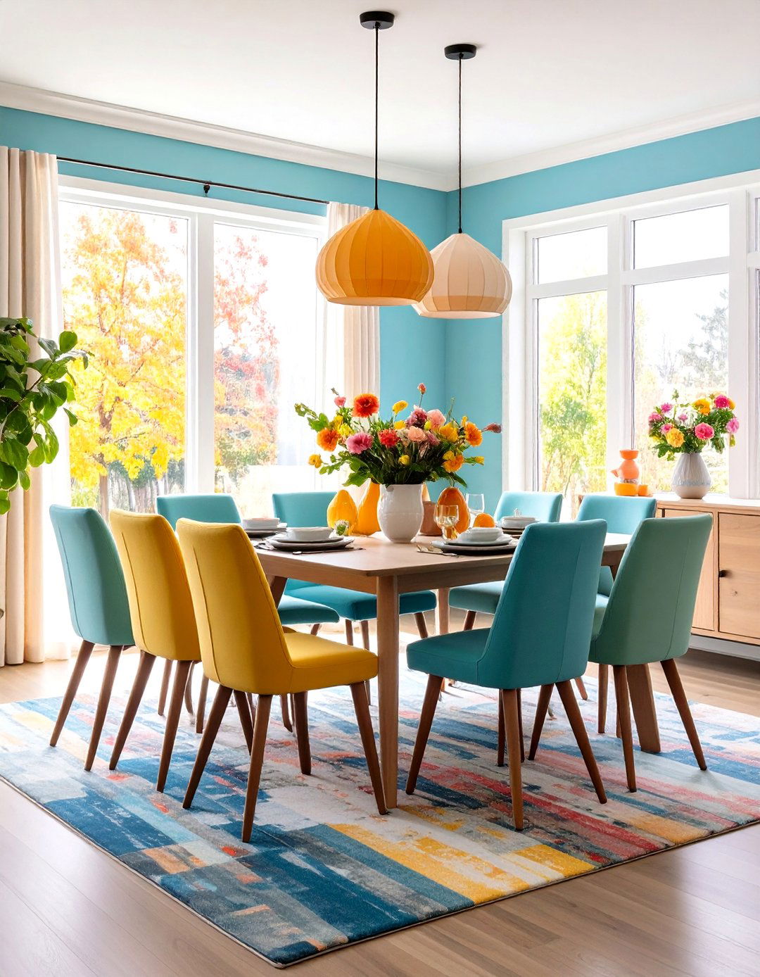Casual Dining Room Performance Fabric Family Friendly Design - 20 Casual Dining Room Ideas